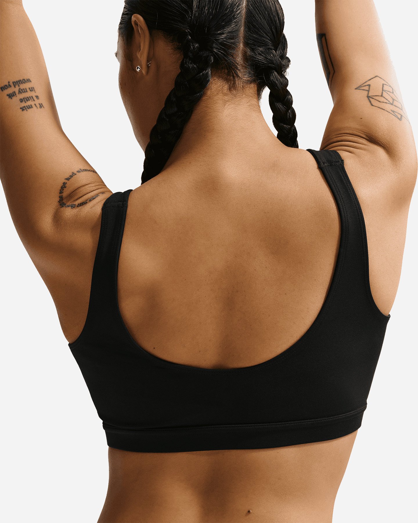 Bra training NIKE ONE NODO SMALL LOGO W - Nero - 5 | Cisalfa Sport