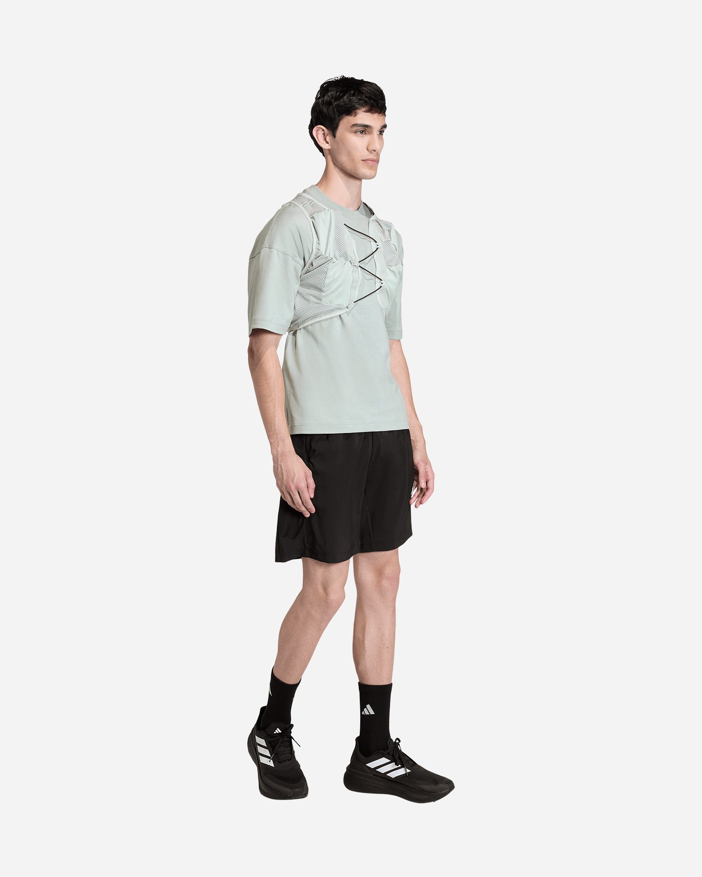 Giacca running ADIDAS RUNVEST M - Nero - 2 | Cisalfa Sport