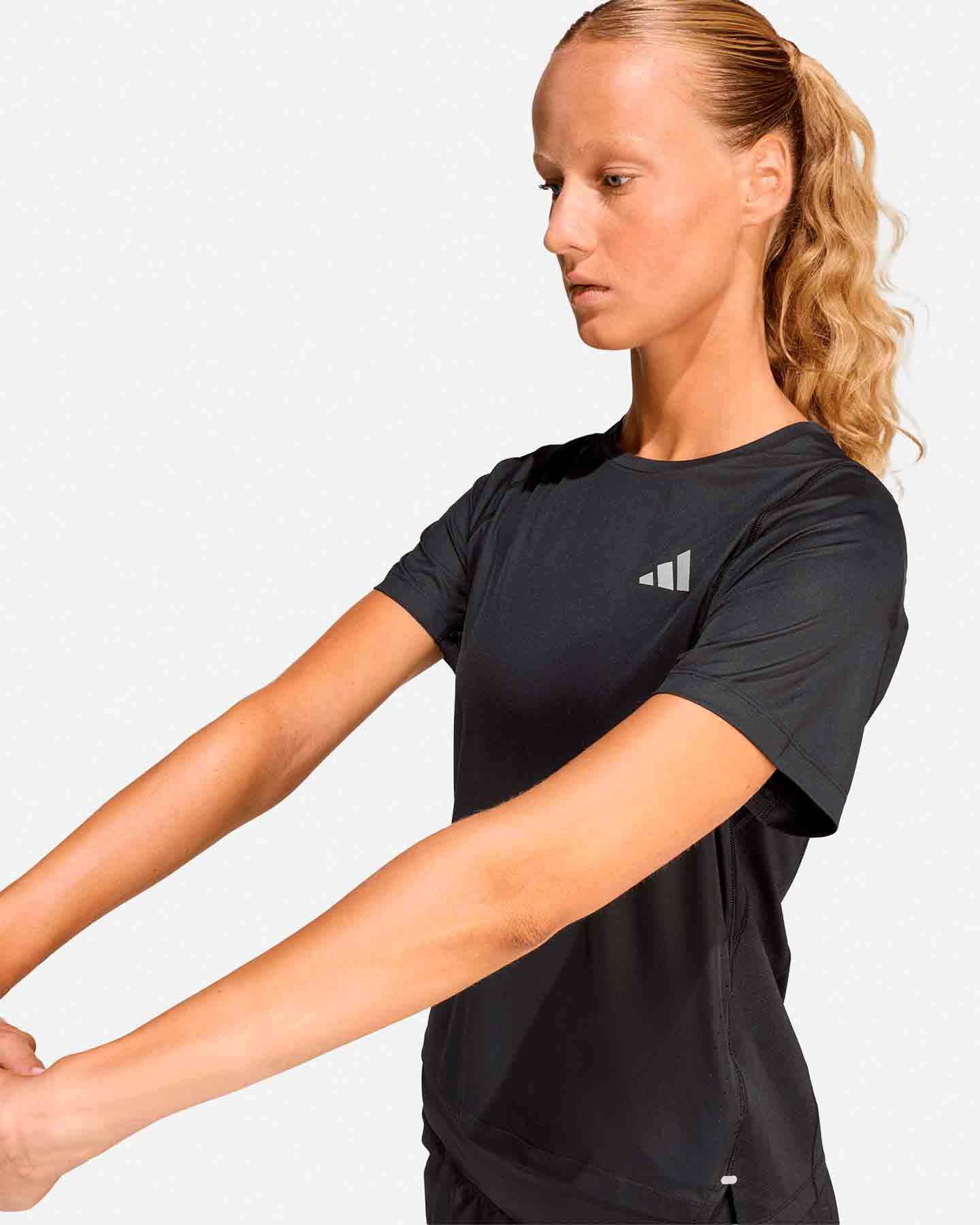 T-shirt running ADIDAS ADI365BREEZE W - Nero - 4 | Cisalfa Sport