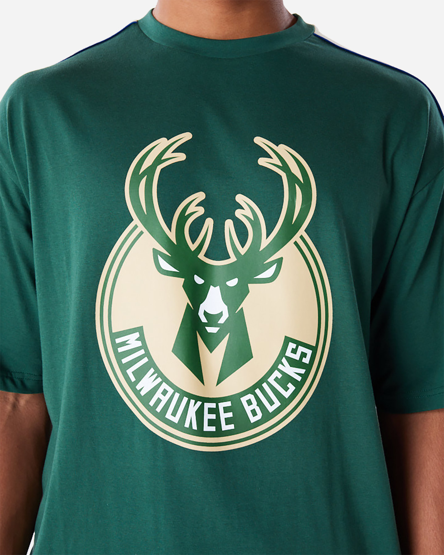 Abbigliamento basket NEW ERA PANEL OS BUCKS M - Verde - 3 | Cisalfa Sport