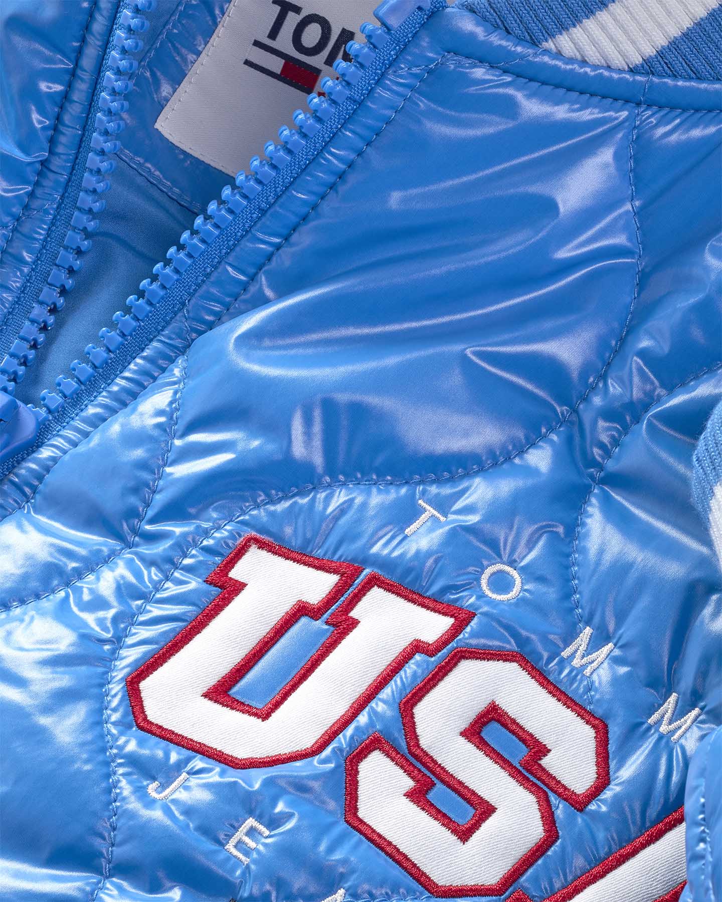 Giubbotto TOMMY HILFIGER OVERSIZE COLLEGE W - Azzurro - 3 | Cisalfa Sport