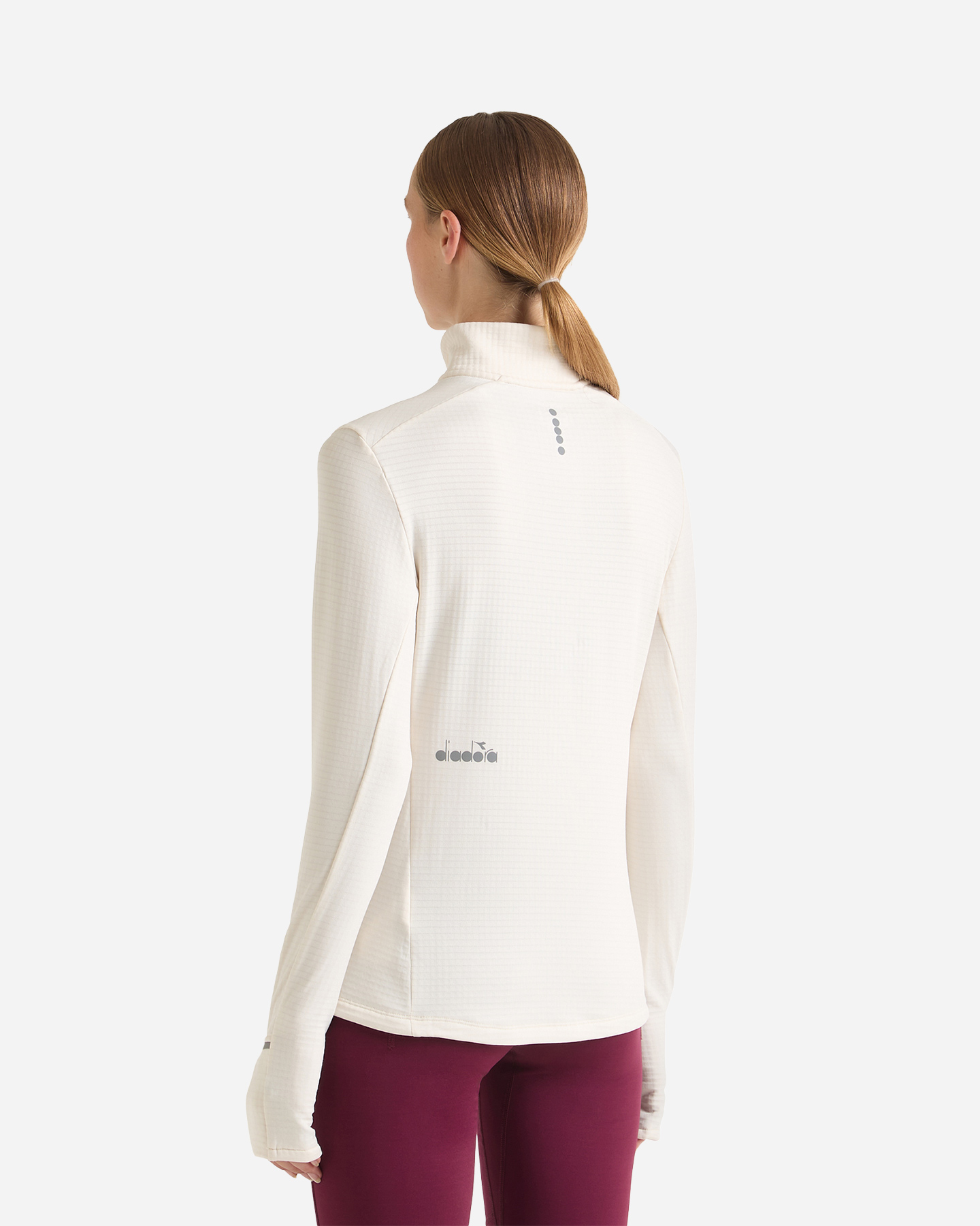 Maglia running DIADORA WINTER PROTECTION W - Bianco - 3 | Cisalfa Sport