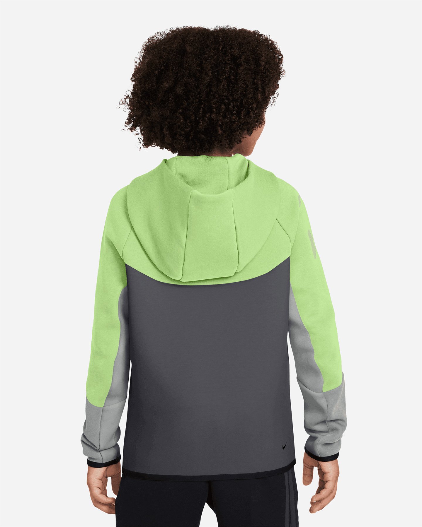 Felpa NIKE TECH FLEECE 2 JR - Verde - 1 | Cisalfa Sport