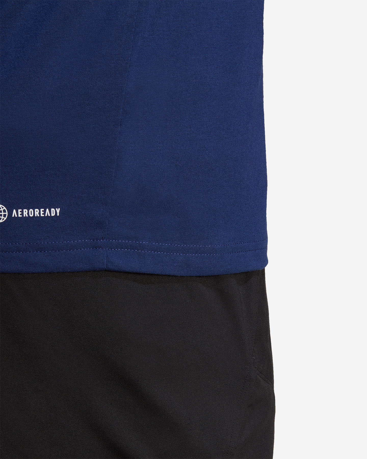 T-shirt training ADIDAS LOGO M - Blu - 4 | Cisalfa Sport