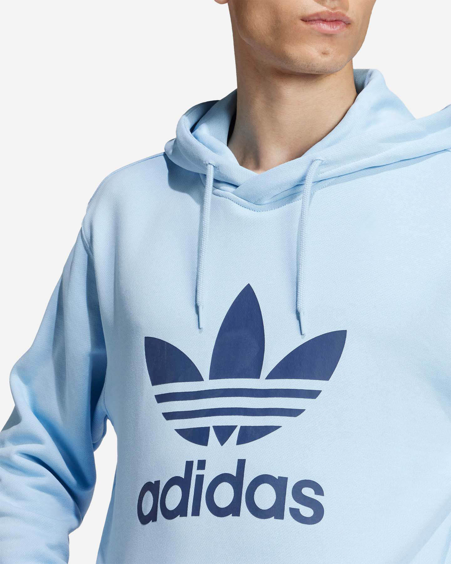 Felpa ADIDAS TREFOIL M - Azzurro - 3 | Cisalfa Sport