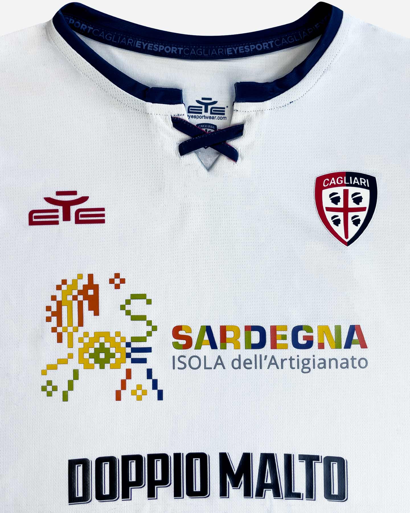Maglia calcio ufficiale EYE CAGLIARI AWAY 25-26 M - Color mix - 2 | Cisalfa Sport