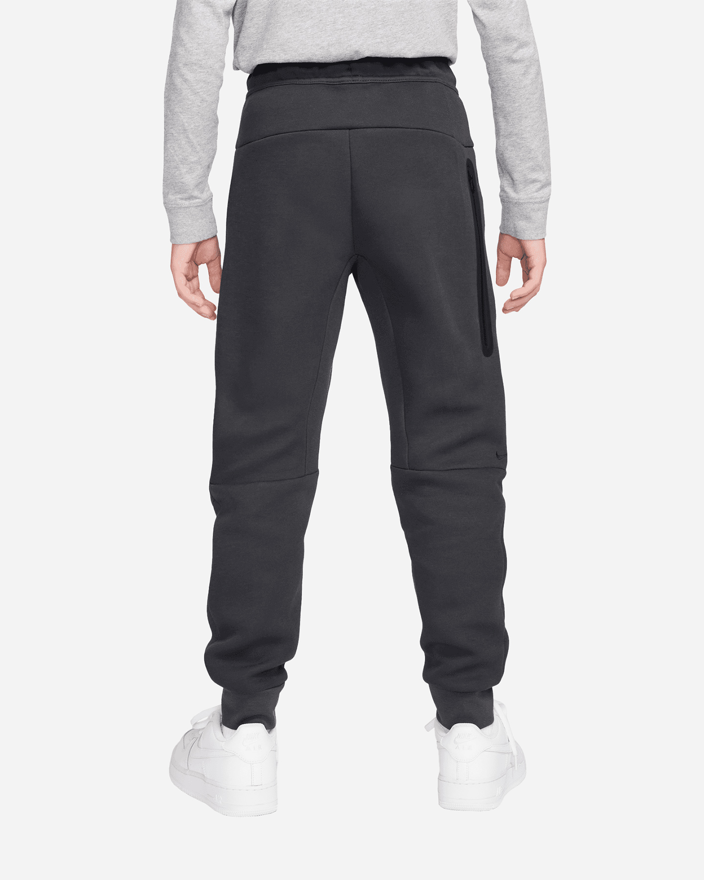 Pantalone NIKE TECH FLEECE 2 JR - Grigio - 1 | Cisalfa Sport