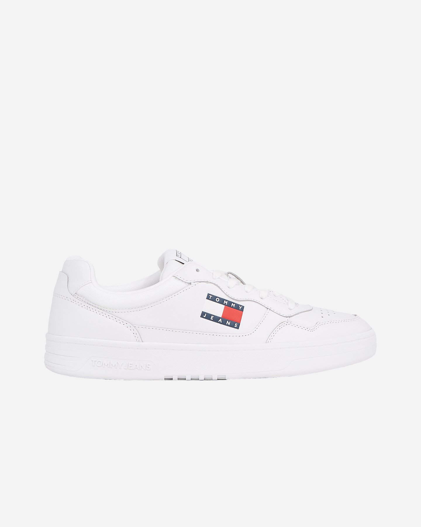 Scarpe sneakers TOMMY HILFIGER CUPSOLE LEATHER M - Bianco - 0 | Cisalfa Sport
