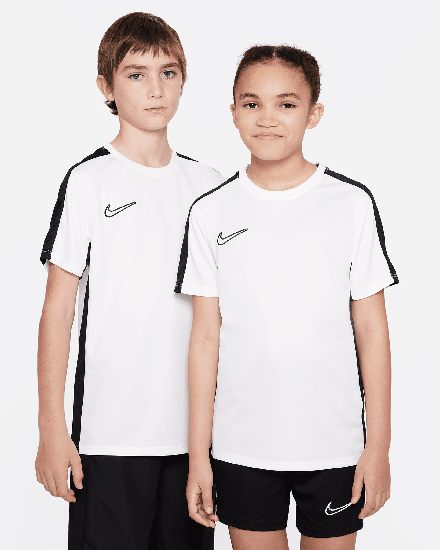 Maglia calcio NIKE DRI FIT ACADEMY23 JR JR - Bianco - 6 | Cisalfa Sport