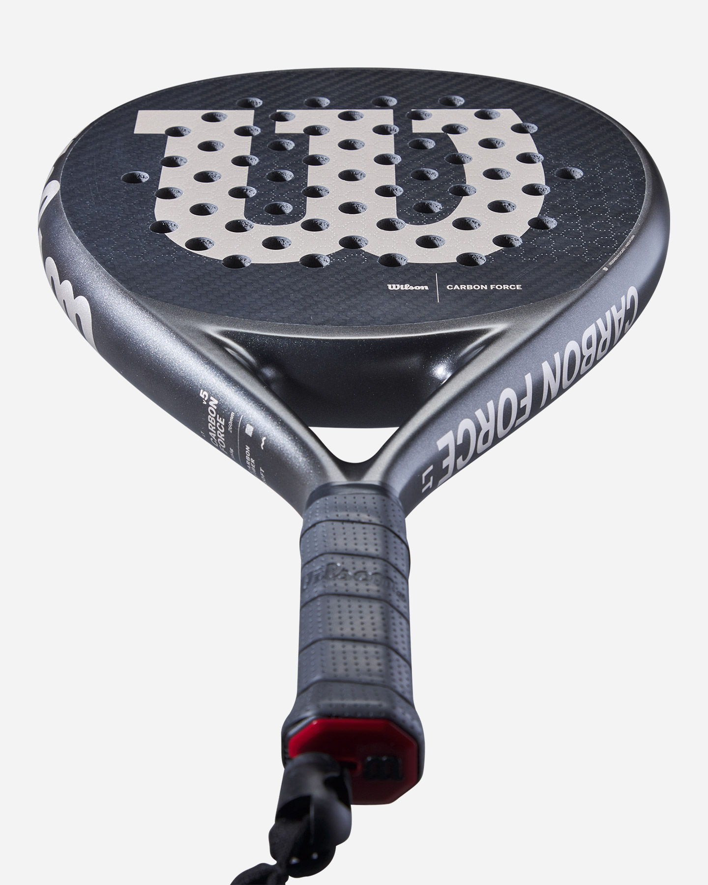 Racchetta padel intermedia WILSON CARBON FORCE LT PADEL  - Nero - 2 | Cisalfa Sport