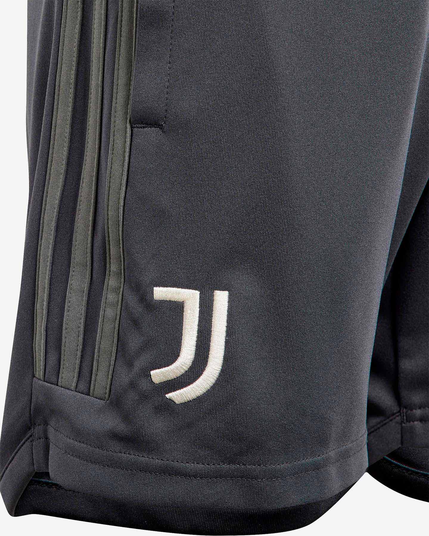 Pantaloncini calcio ufficiali ADIDAS JUVENTUS 3RD 23-24 JR - Antracite - 2 | Cisalfa Sport