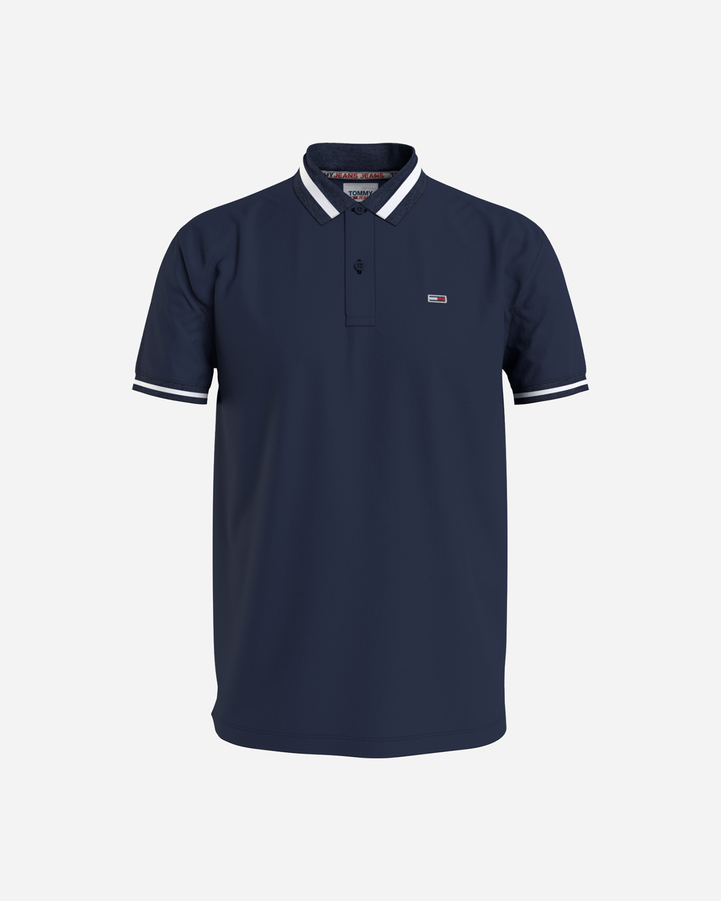 Polo TOMMY HILFIGER TIPPED STRETCH M - Blu - 0 | Cisalfa Sport