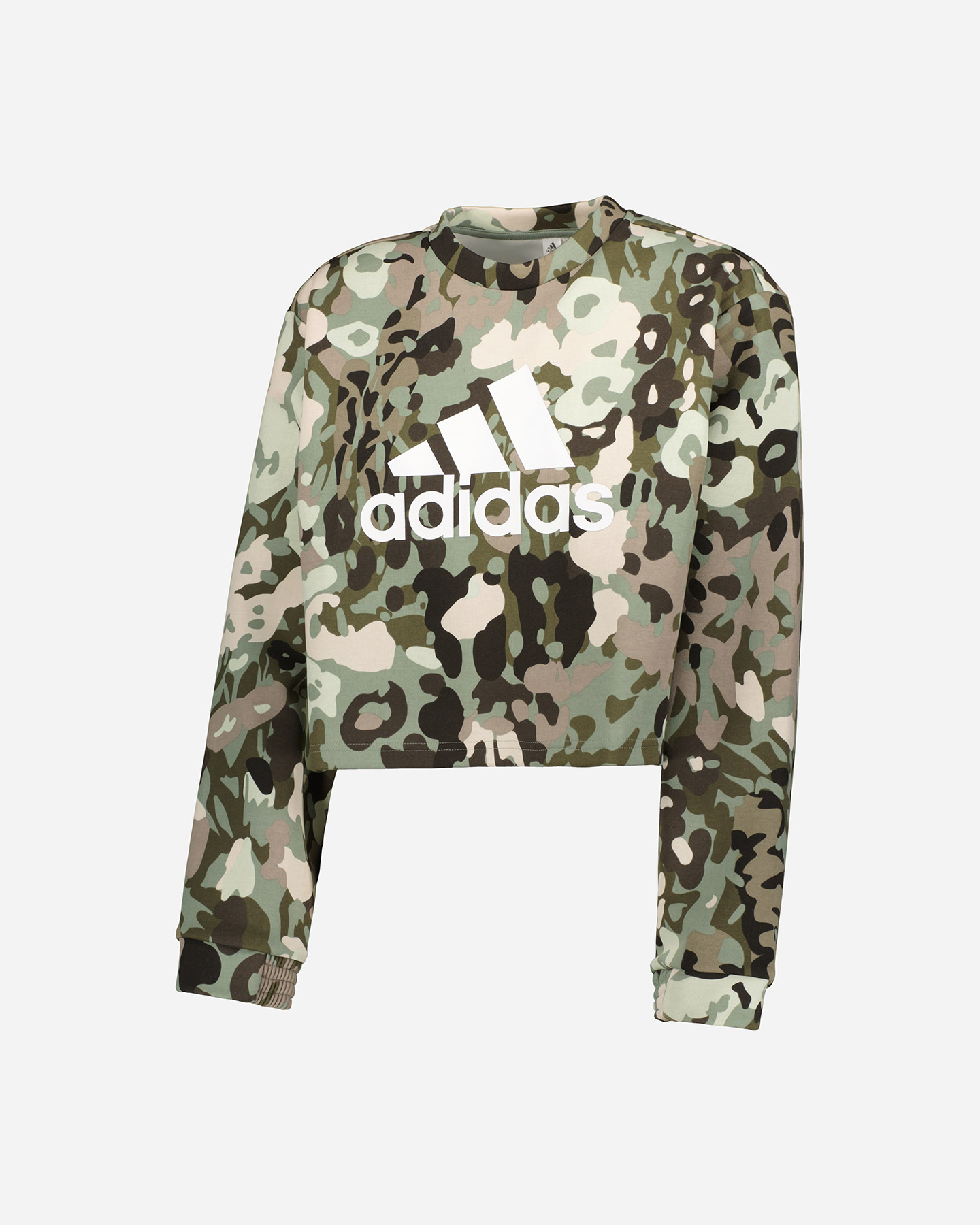 Felpa ADIDAS ALL OVER W - Verde - 0 | Cisalfa Sport