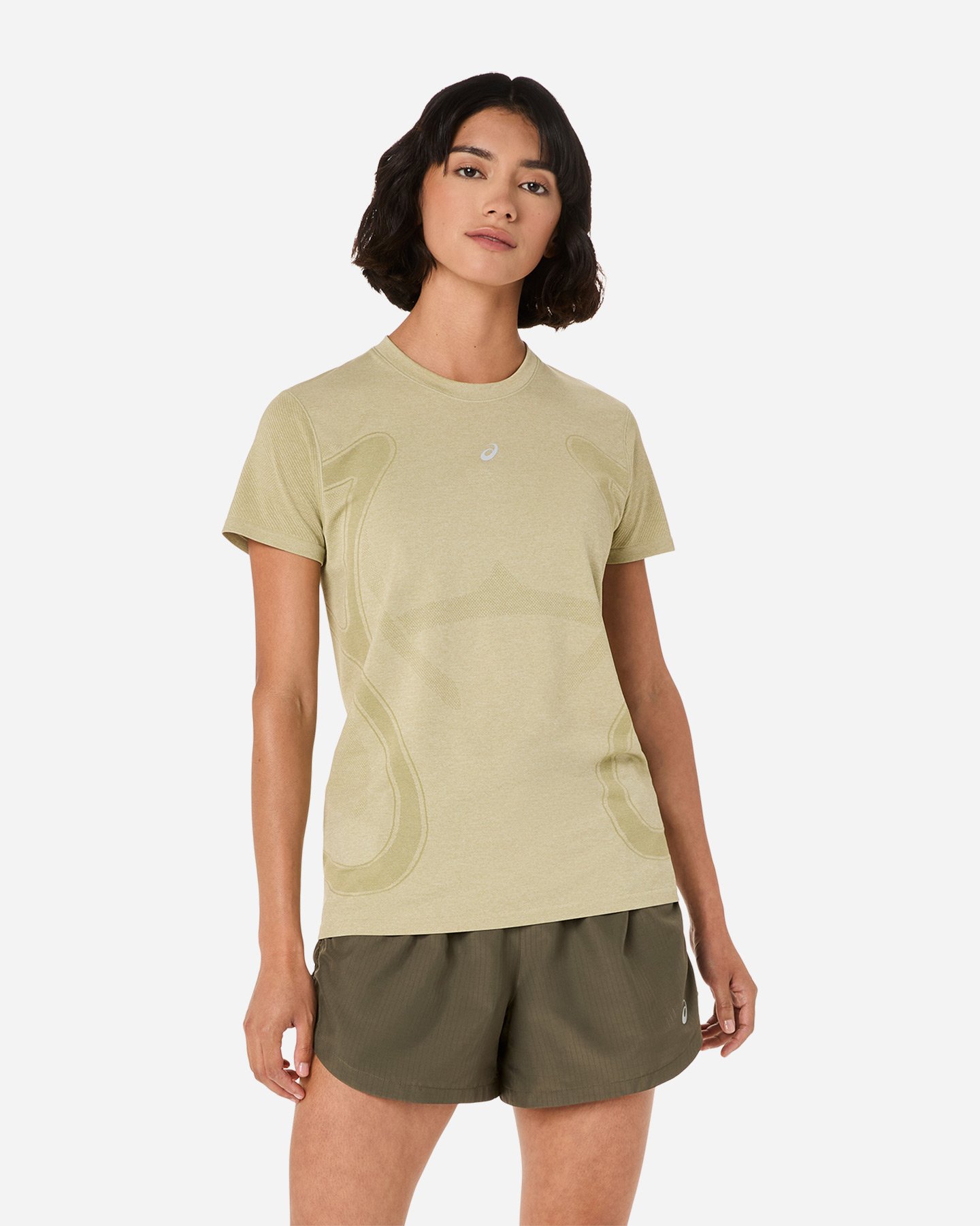 T-shirt running ASICS ROAD SEAMLESS W - Verde - 0 | Cisalfa Sport