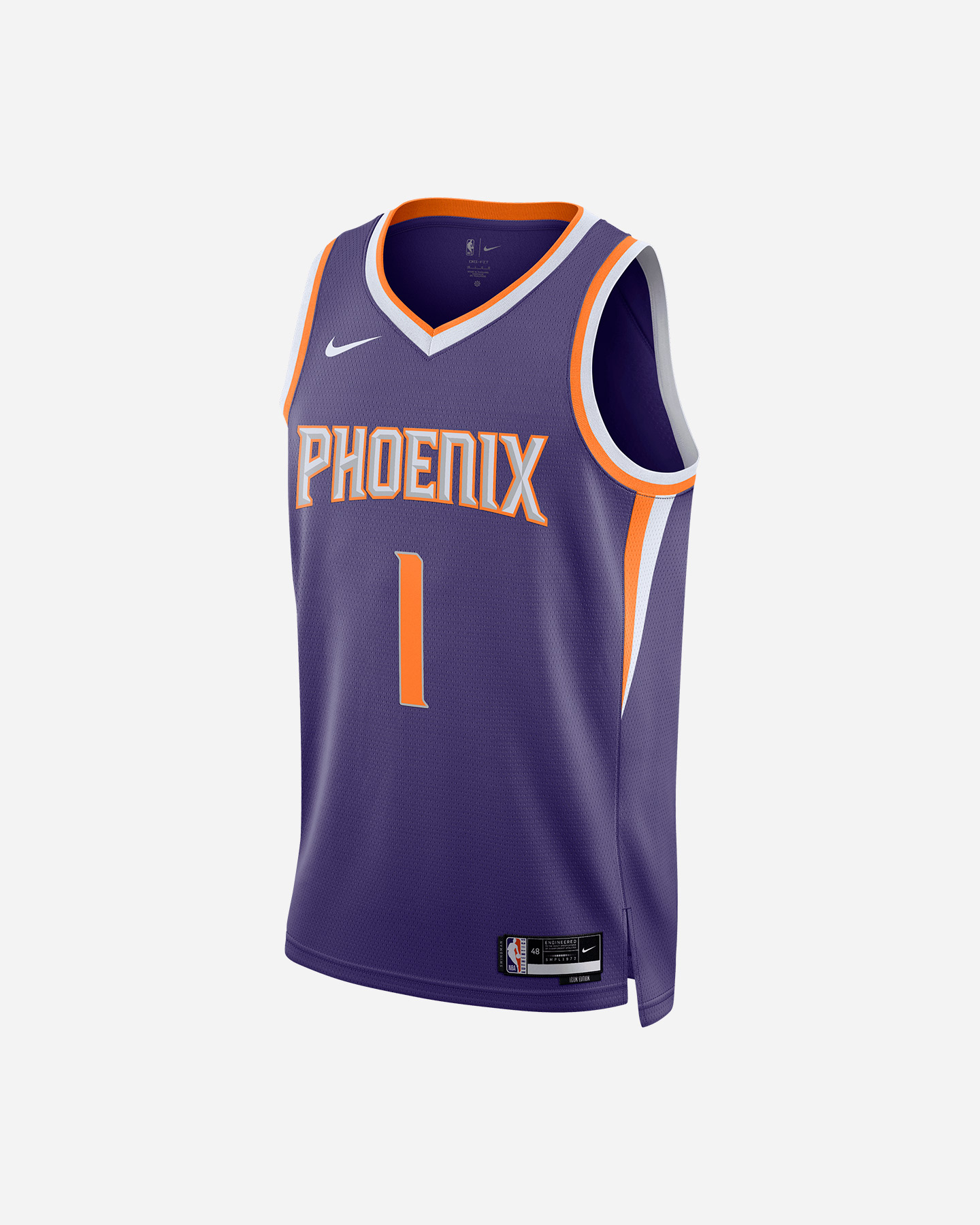 Canotta basket NIKE ICON PHOENIX BOOKER SWINGMAN 22 M - Viola - 0 | Cisalfa Sport