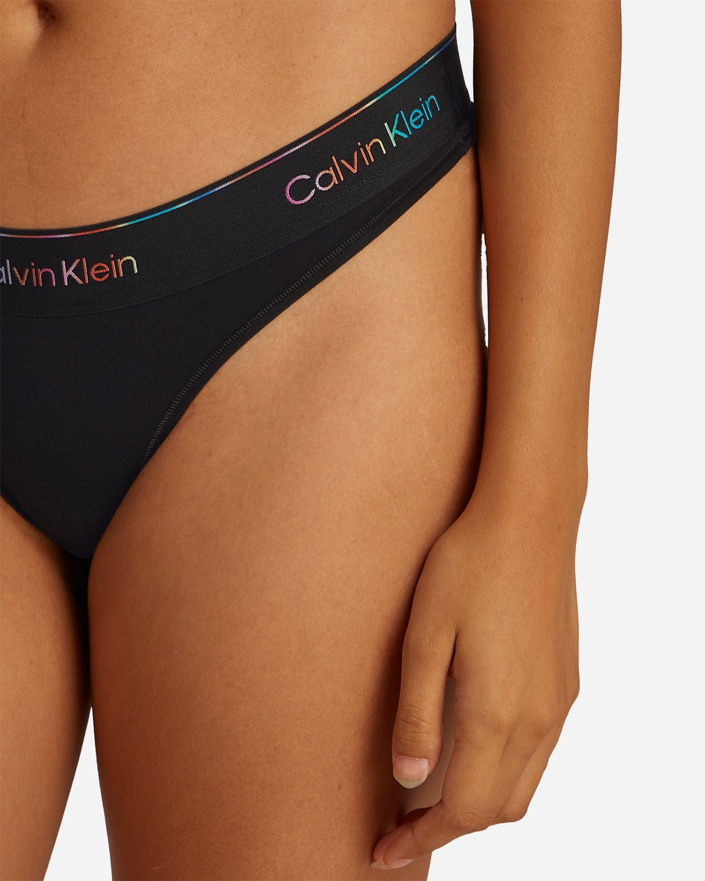 Slip intimo CALVIN KLEIN UNDERWEAR PRIDE THONG W - Nero - 4 | Cisalfa Sport