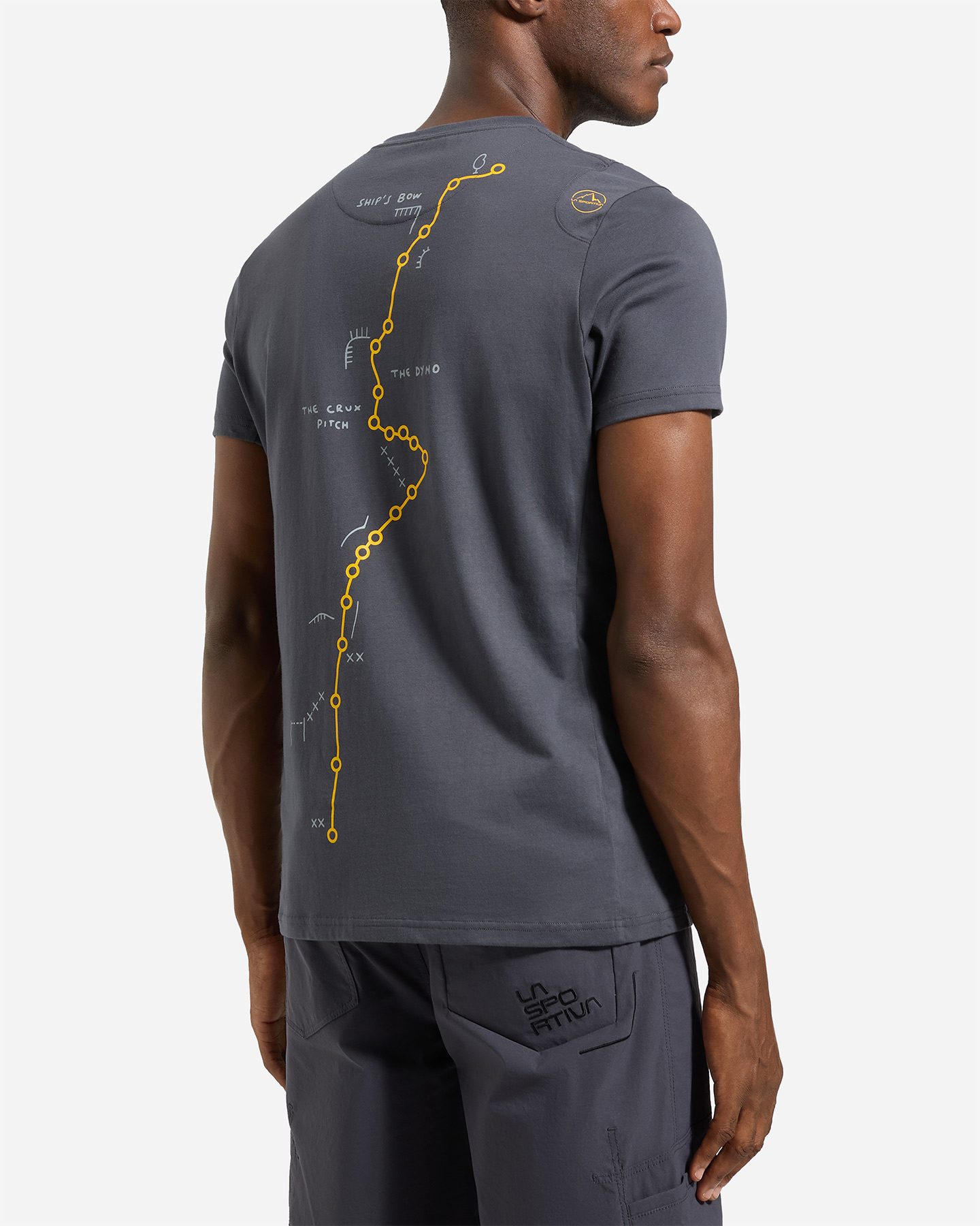T-shirt LA SPORTIVA DAWN WALL M - Blu - 3 | Cisalfa Sport