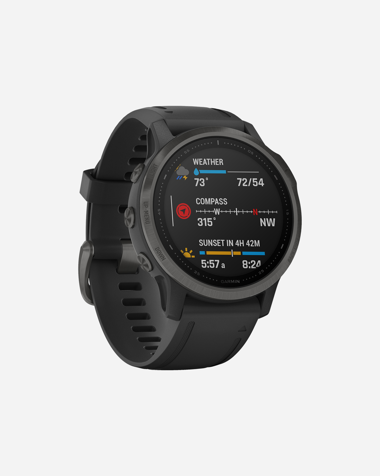Orologio multifunzione GARMIN FENIX 6S SAPPHIRE - Nero - 3 | Cisalfa Sport