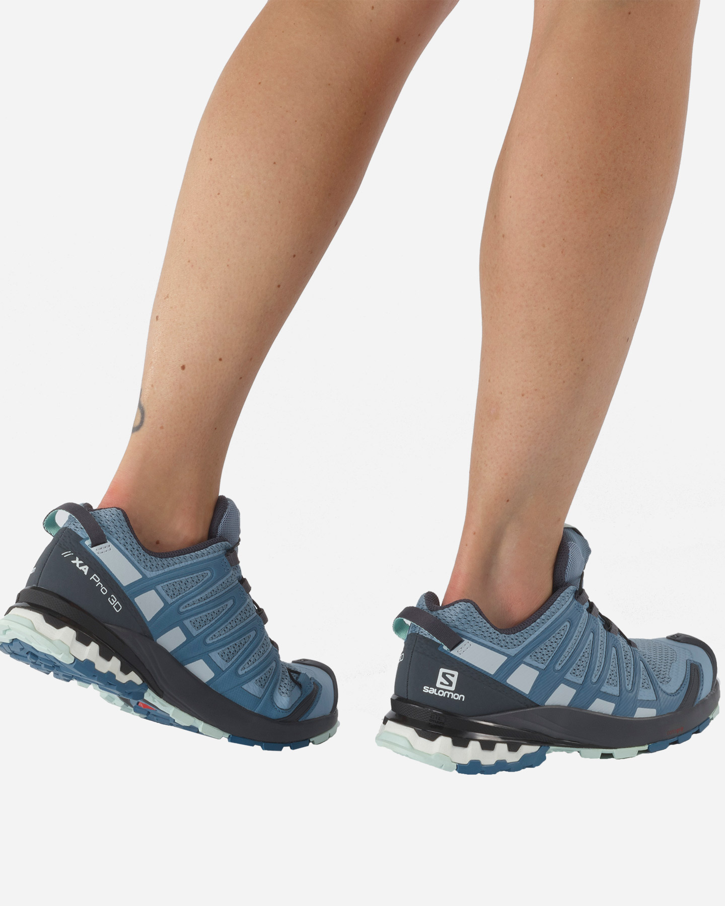 Scarpe trail SALOMON XA PRO 3D V8 W - Azzurro - 5 | Cisalfa Sport