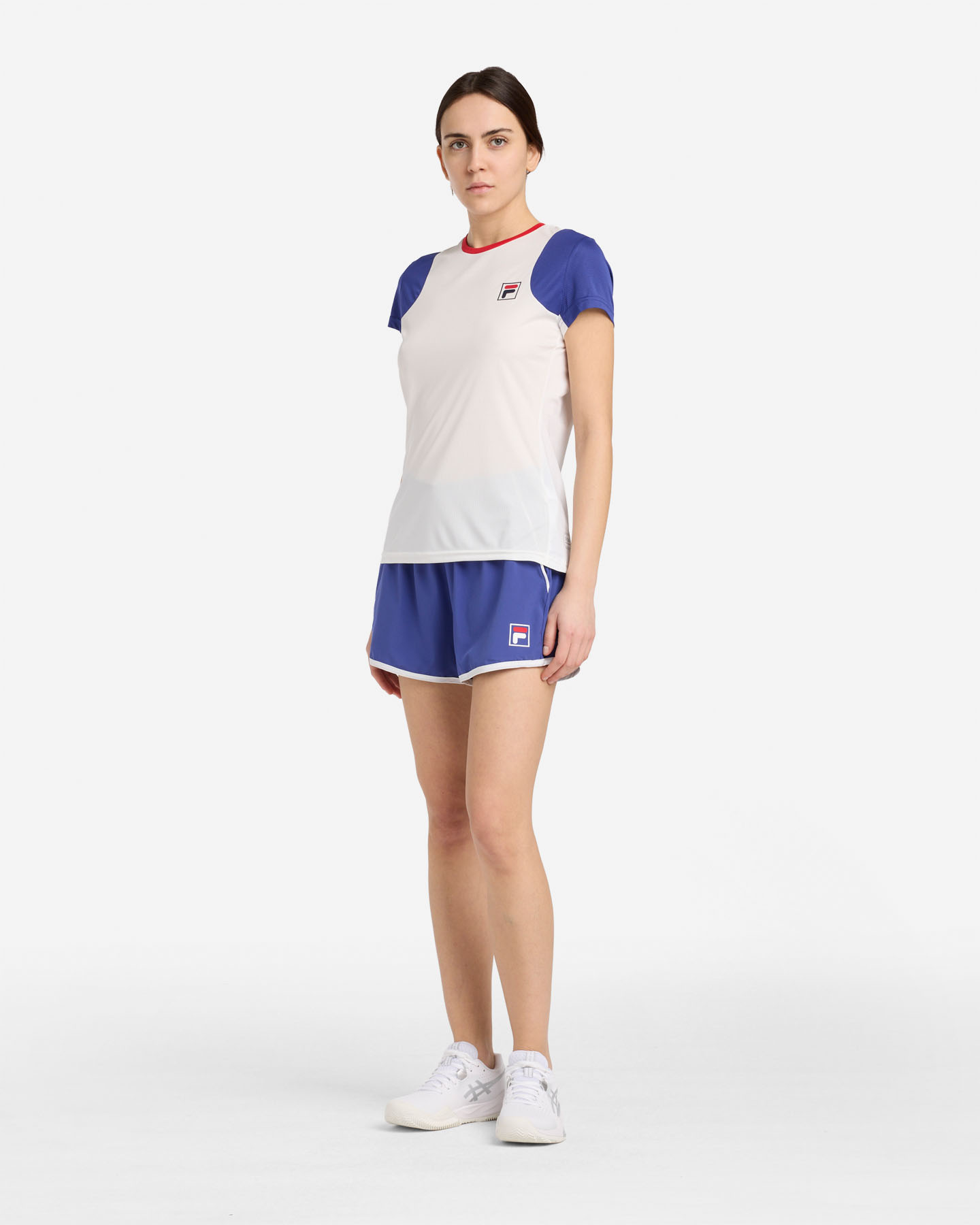 T-shirt tennis FILA COURT LINE W - Bianco - 4 | Cisalfa Sport