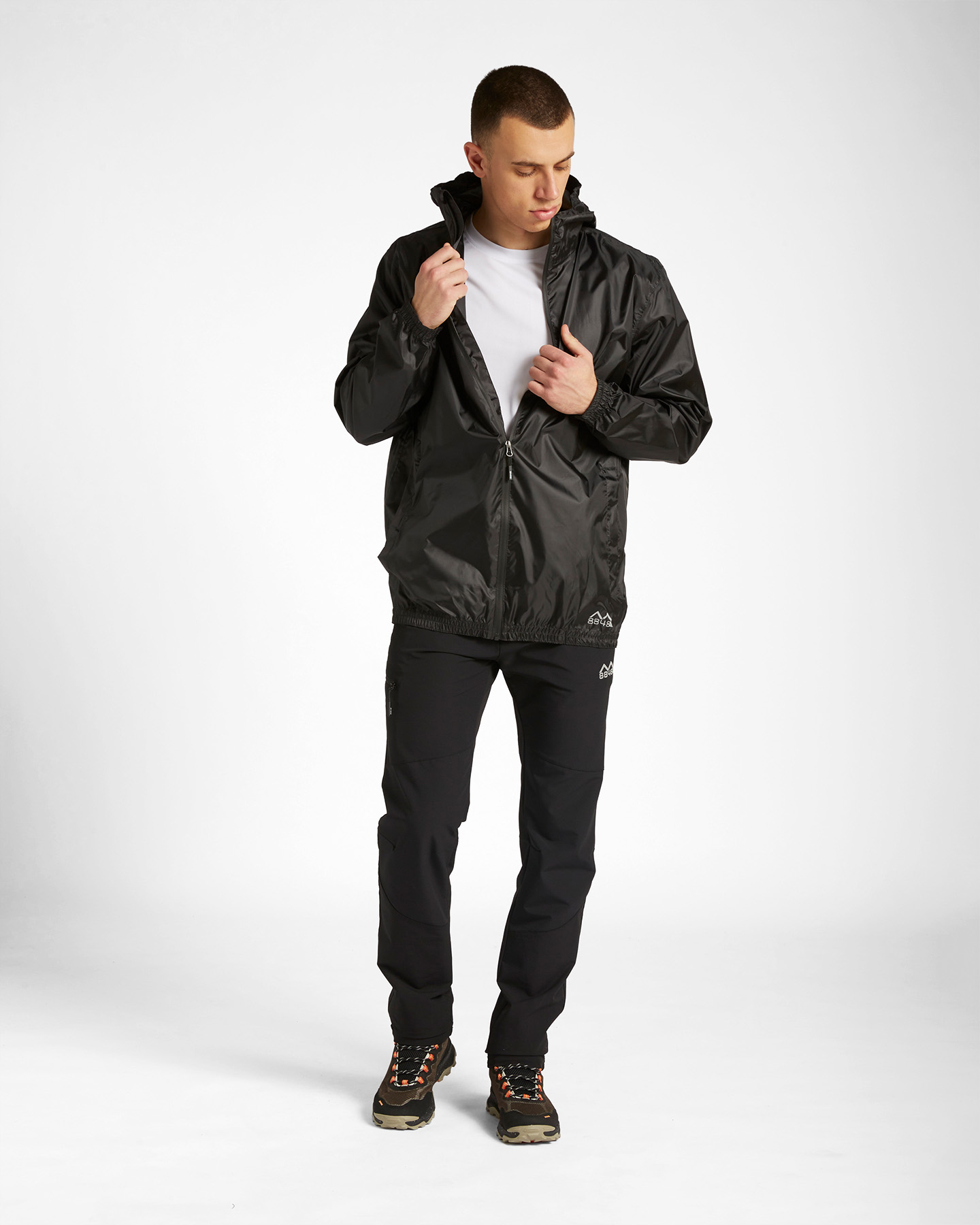 Giacca antipioggia 8848 RAIN PACKABLE M - Nero - 1 | Cisalfa Sport