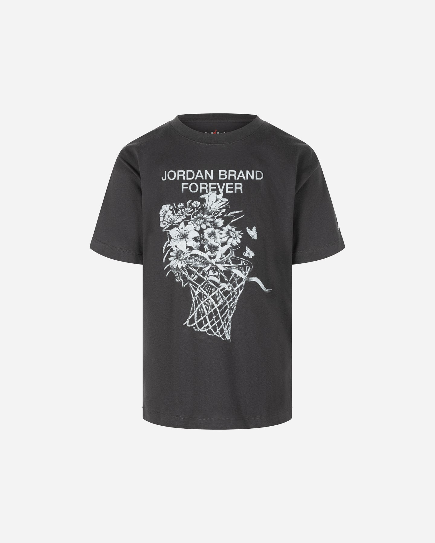 T-shirt NIKE JORDAN BASKET FLOWER JR - Grigio - 0 | Cisalfa Sport