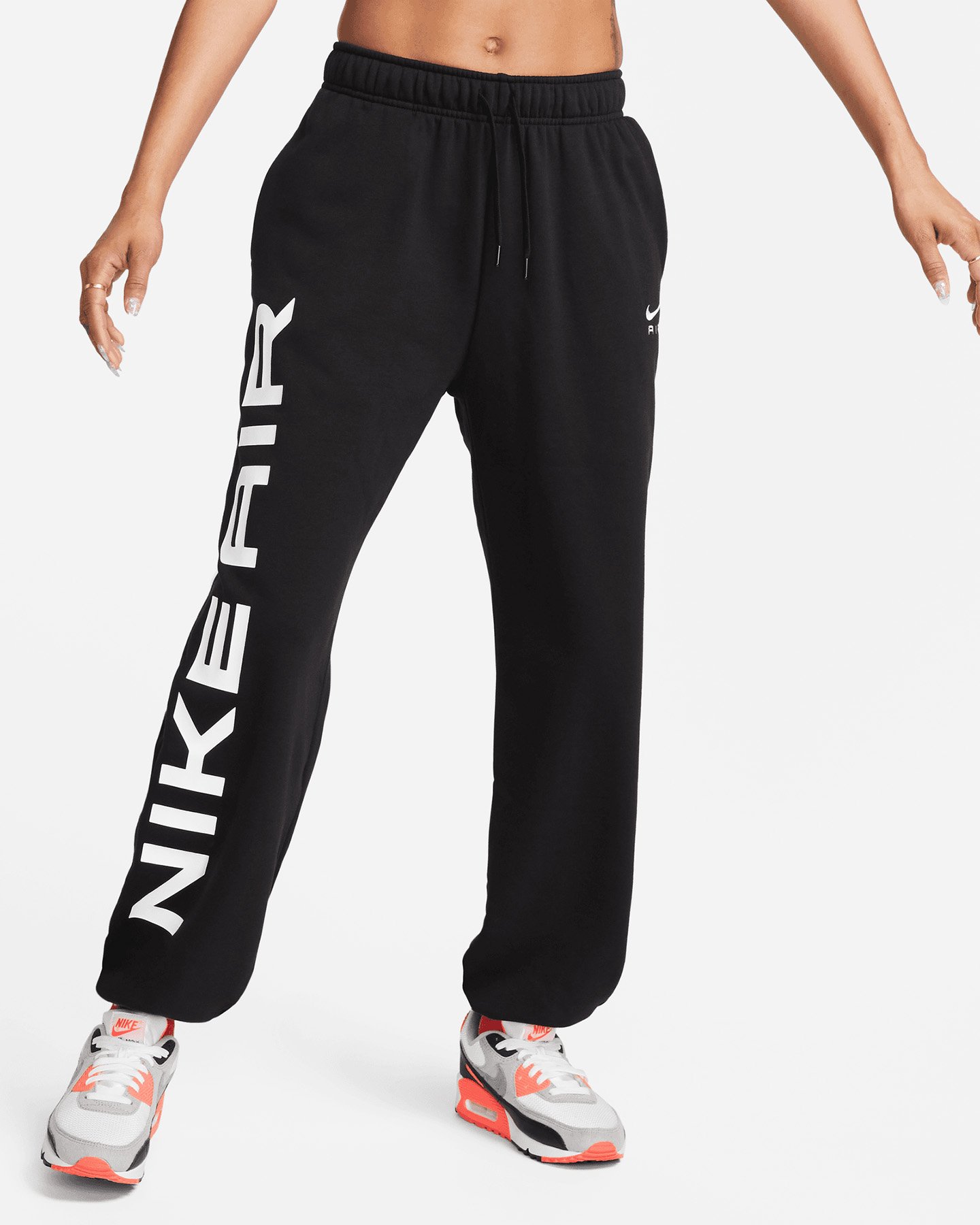 Pantalone NIKE AIR BIG LOGO W - Nero - 0 | Cisalfa Sport