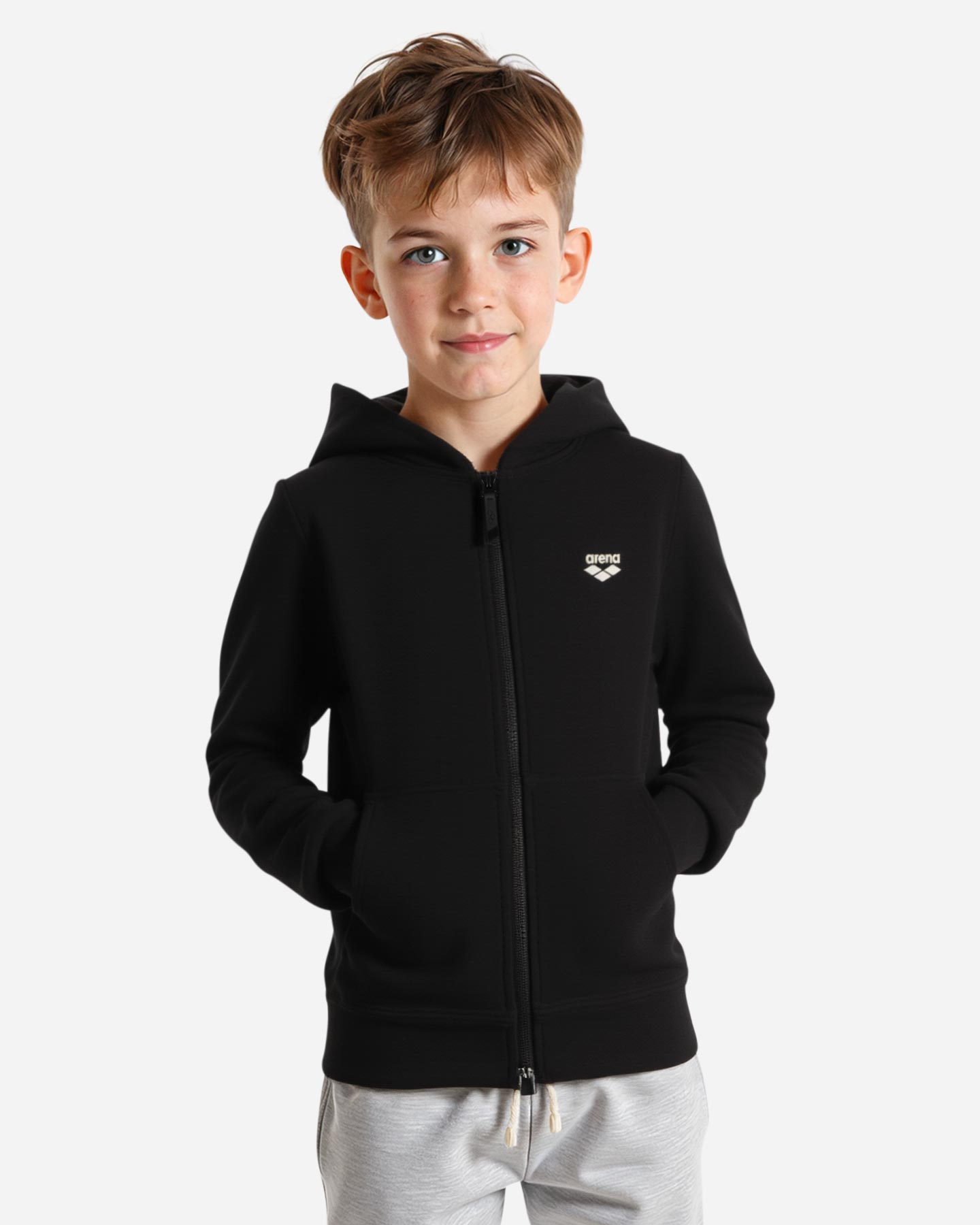 Felpa ARENA ADVANCE JR - Nero - 3 | Cisalfa Sport