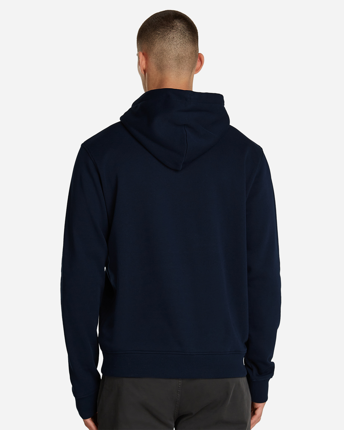 Felpa TOMMY HILFIGER LINEAR LOGO M - Blu - 3 | Cisalfa Sport