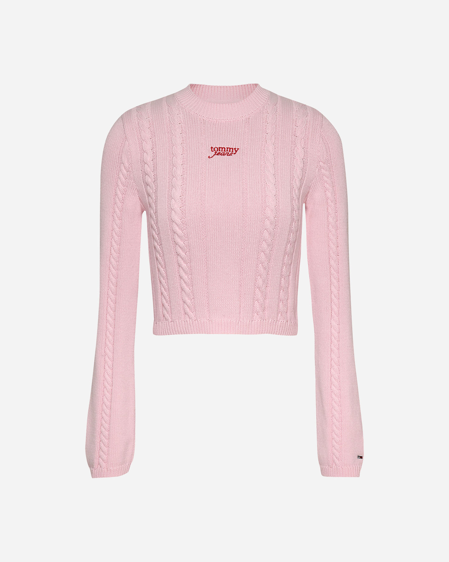 Maglione TOMMY HILFIGER LOGO SCRIPT W - Rosa - 0 | Cisalfa Sport