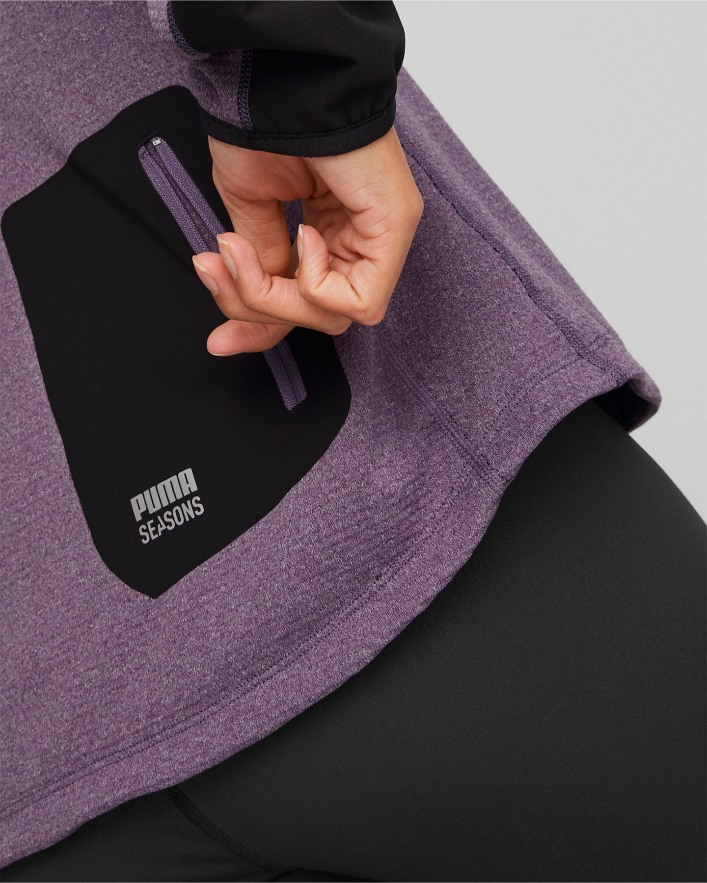 Maglia running PUMA SEASONS W - Viola - 5 | Cisalfa Sport