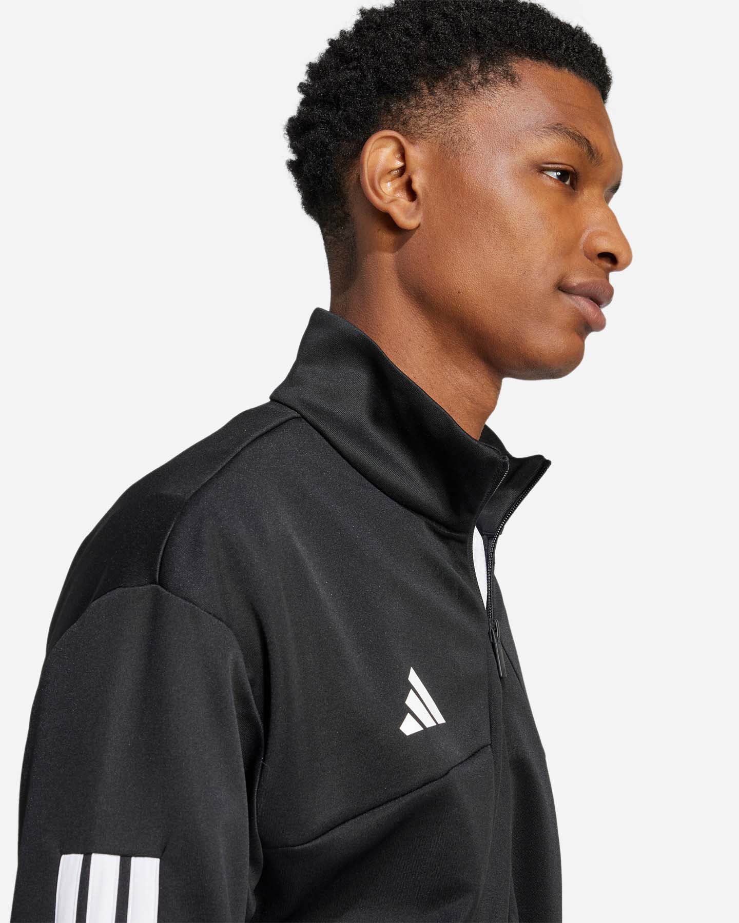 Felpa ADIDAS TIRO 3STRIPES M - Nero - 4 | Cisalfa Sport