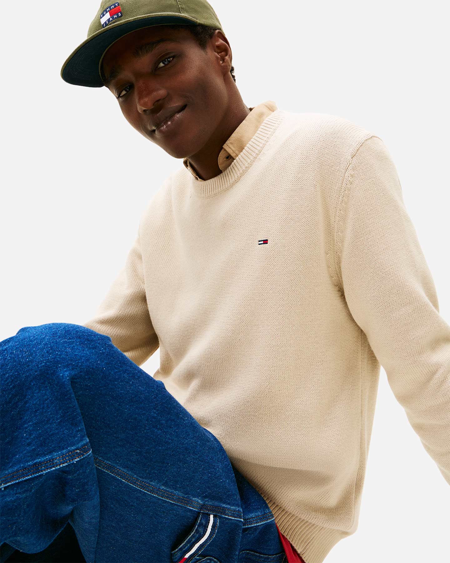 Maglione TOMMY HILFIGER ESSENTIAL M - Beige - 4 | Cisalfa Sport