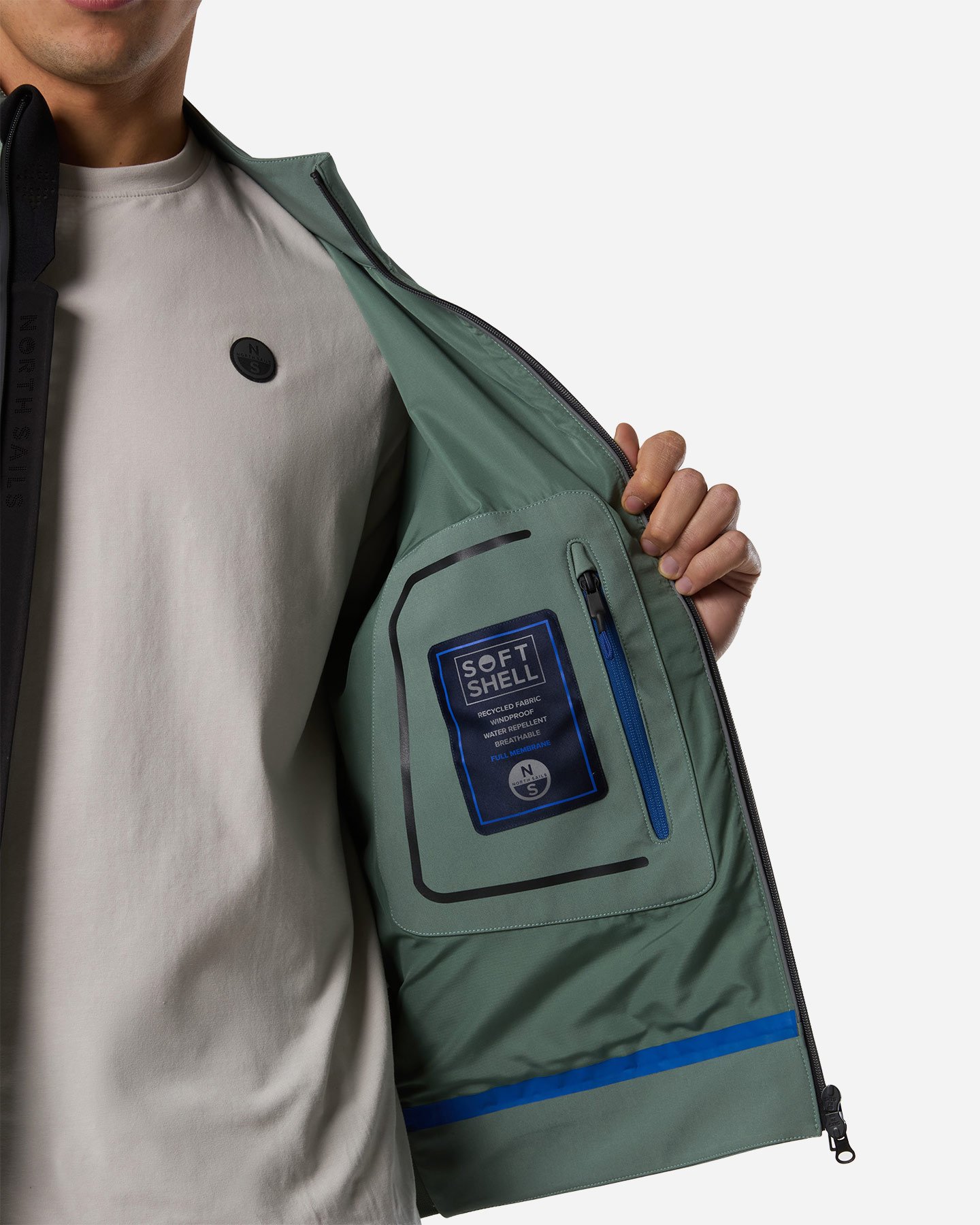 Giubbotto NORTH SAILS SAILOR TECH M - Verde - 5 | Cisalfa Sport