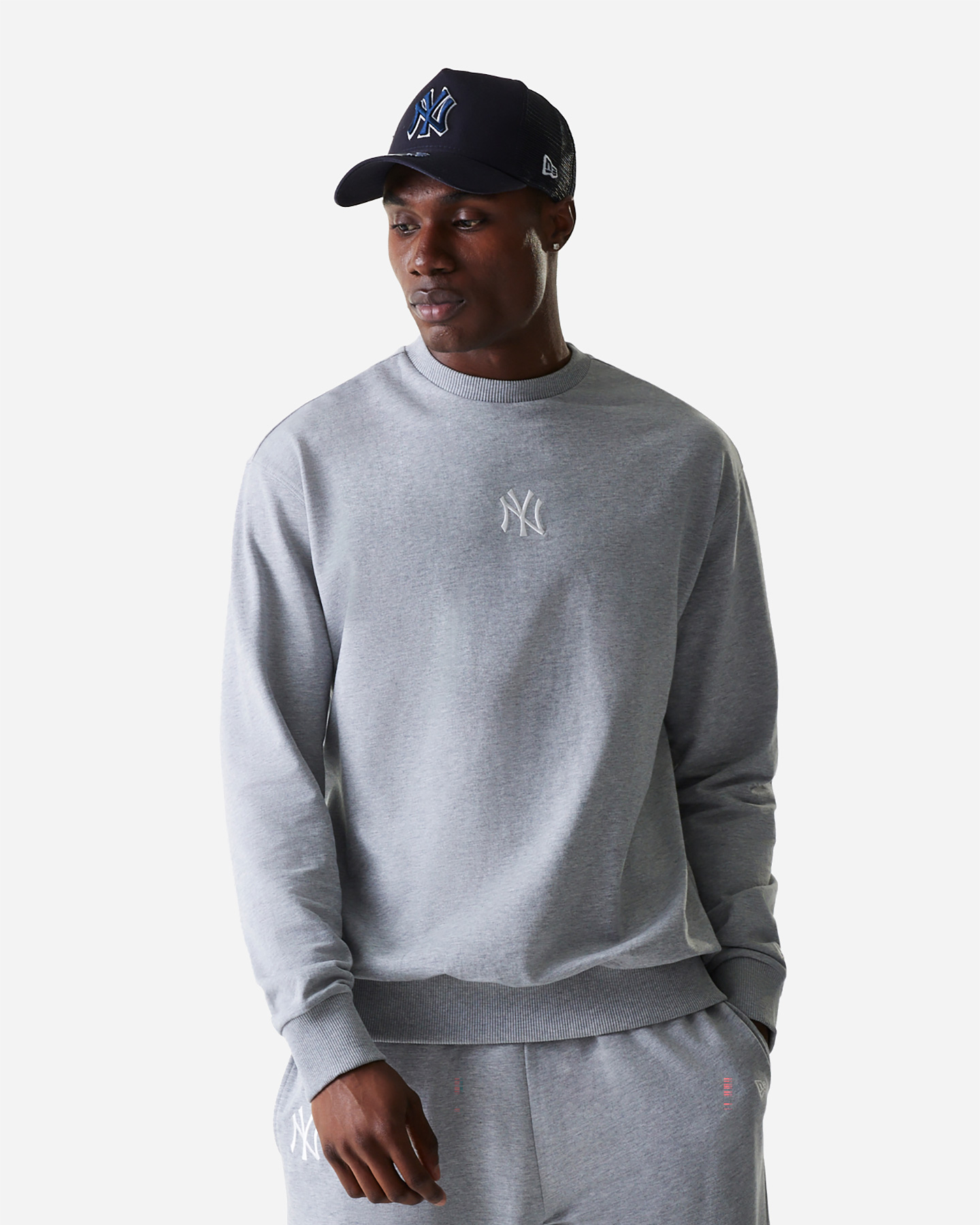 Felpa NEW ERA NEW YORK YANKEES MLB LEAGUE ESSENTIAL M - Grigio - 0 | Cisalfa Sport