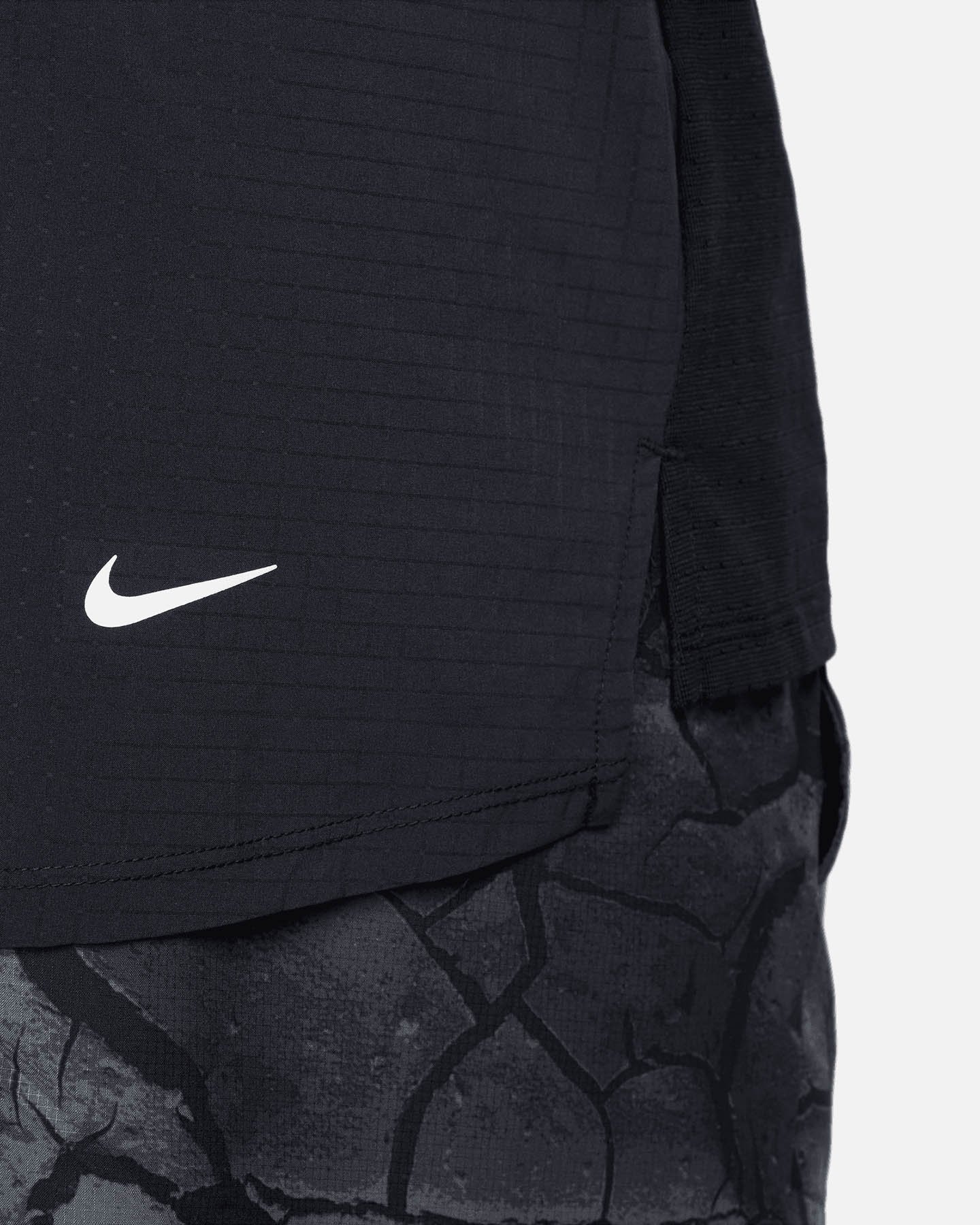 Canotta running NIKE DRI FIT TRAIL M - Nero - 4 | Cisalfa Sport