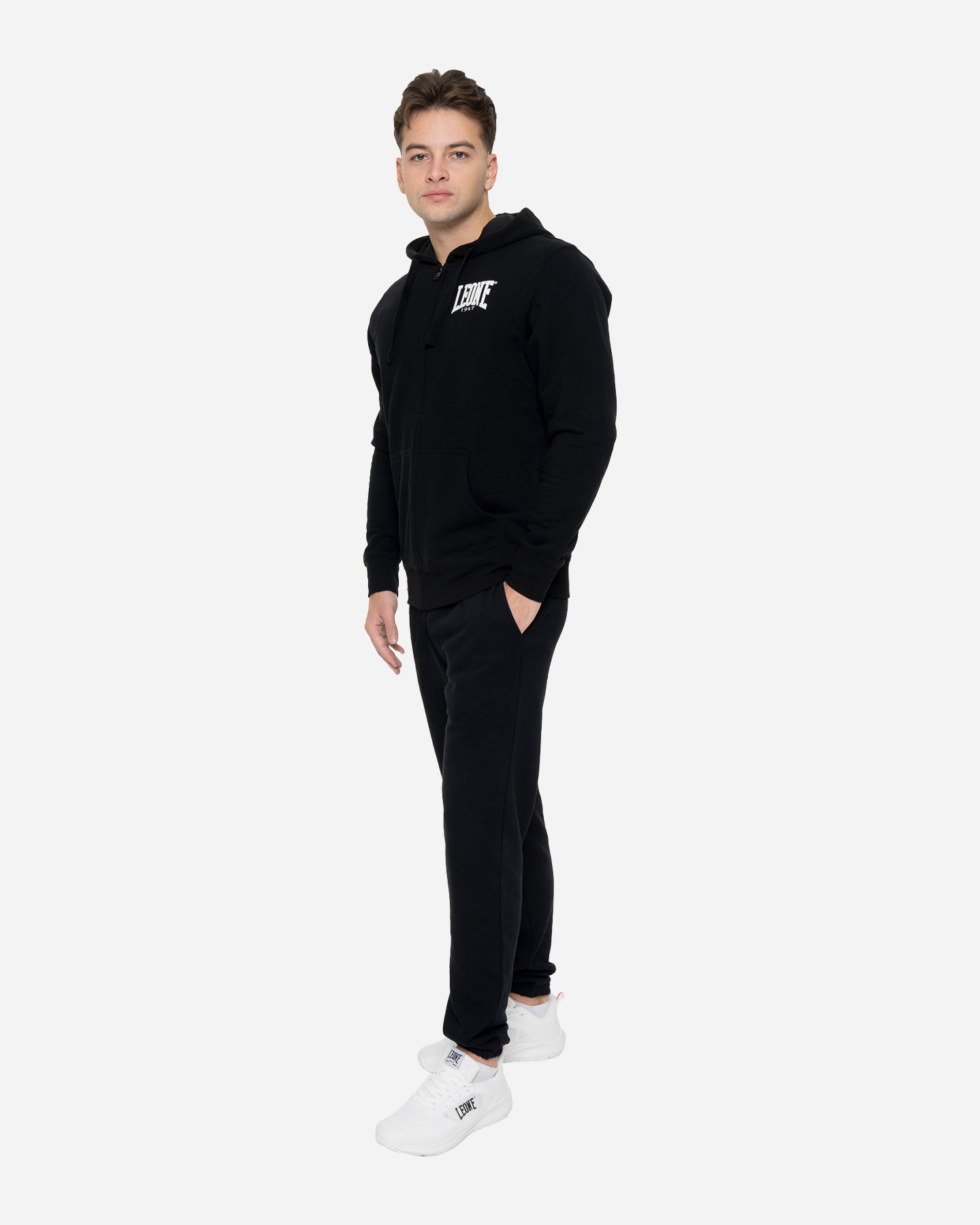 Felpa LEONE BASIC M - Nero - 3 | Cisalfa Sport