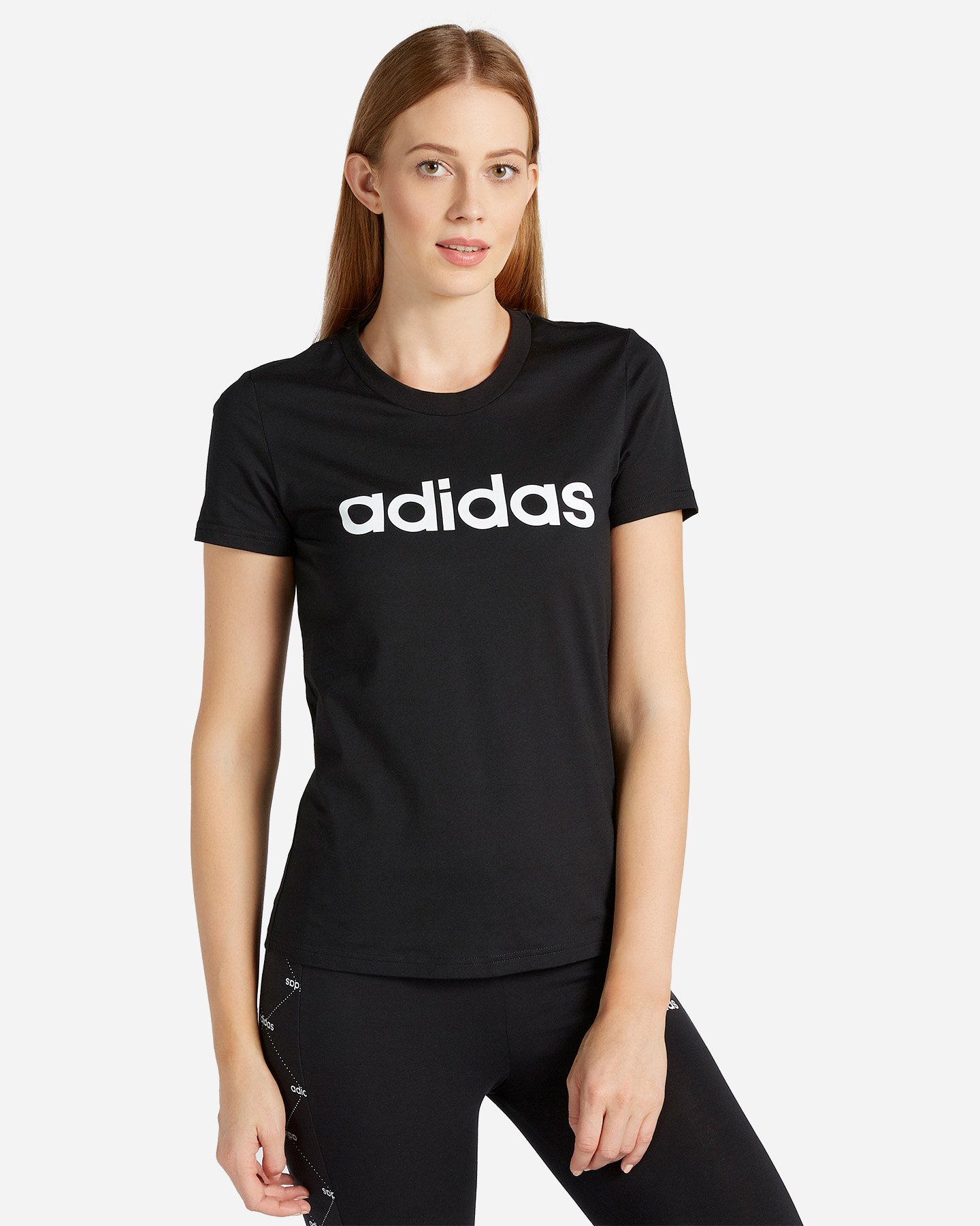T-shirt Adidas Essentials Linear W DP2361 | Cisalfa Sport