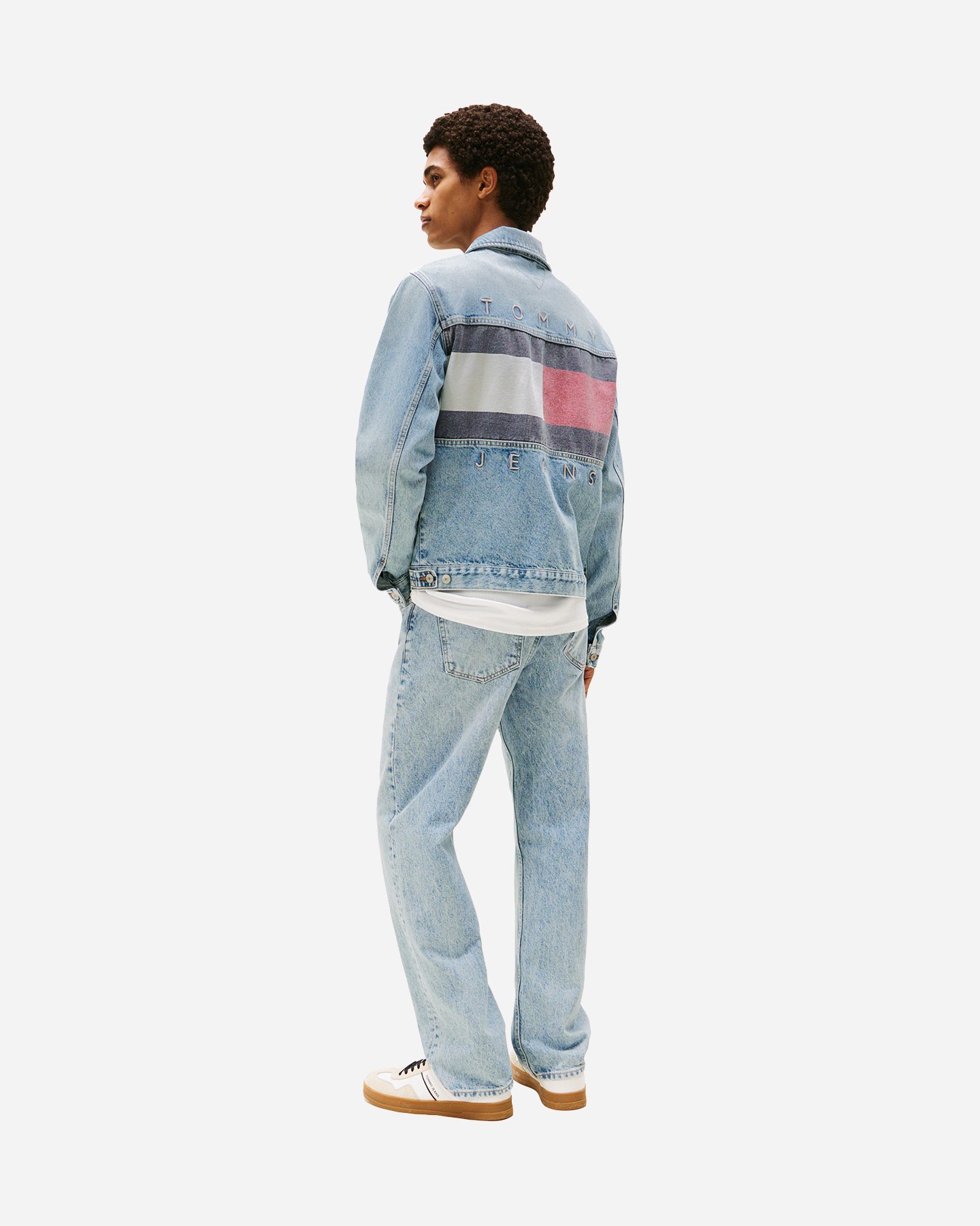 Giubbotto TOMMY HILFIGER RYAN BIG LOGO M - Denim - 2 | Cisalfa Sport