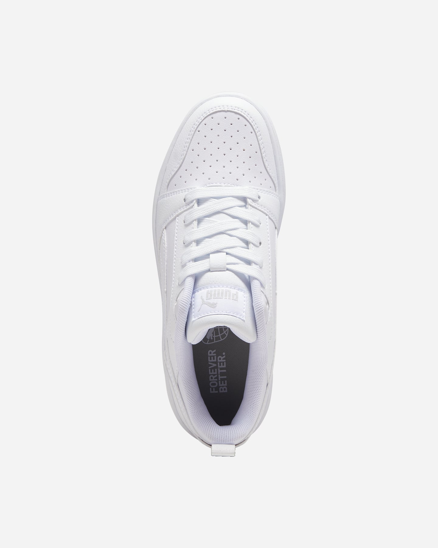Scarpe sneakers PUMA REBOUND V6 LOW GS JR - Bianco - 3 | Cisalfa Sport