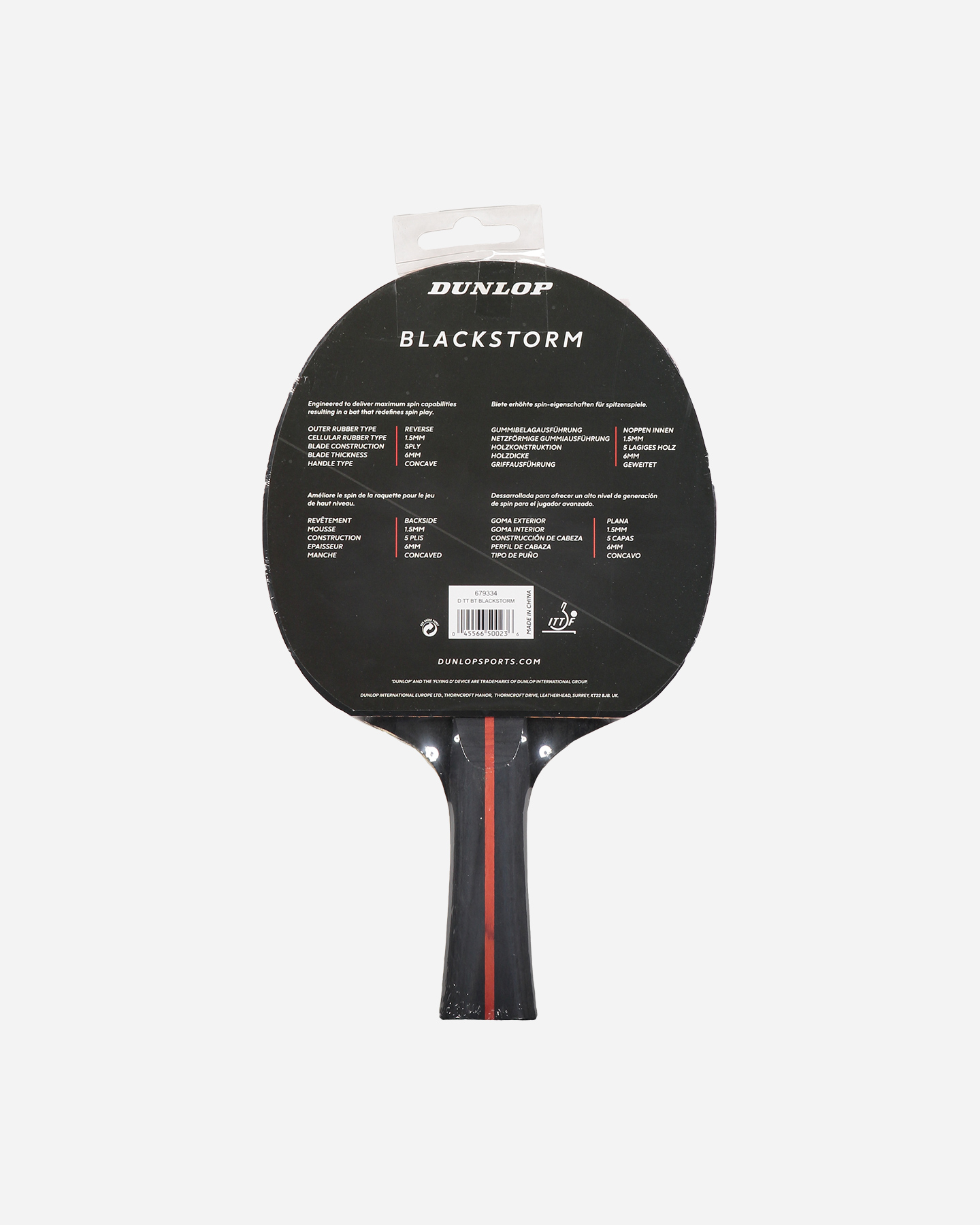 Accessorio ping pong DUNLOP PING PONG BLACKSTORM - Color mix - 2 | Cisalfa Sport