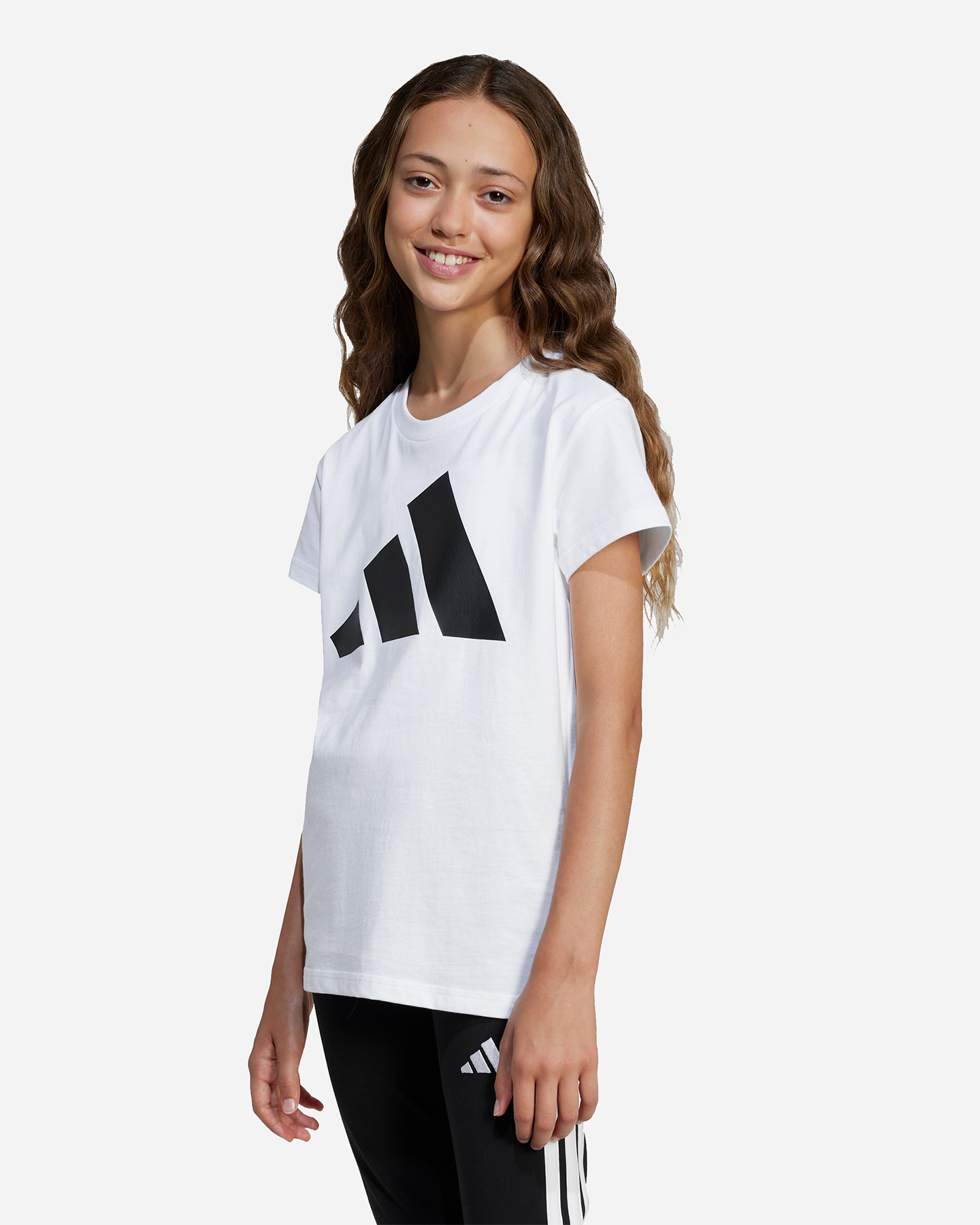 T-shirt ADIDAS ESSENTIALS JR - Bianco - 1 | Cisalfa Sport