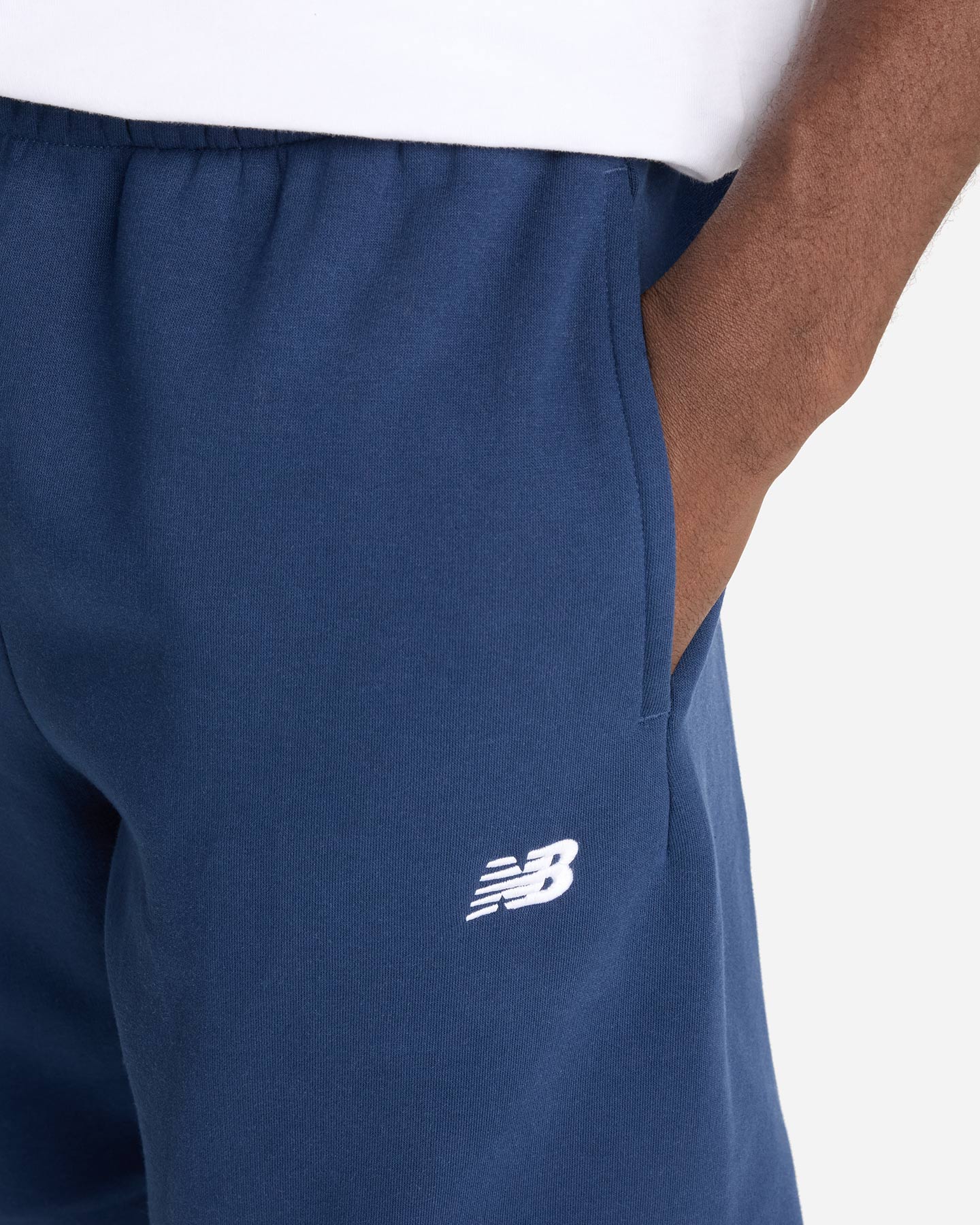 Pantalone NEW BALANCE SPORT ESSENTIAL M - Blu Navy - 5 | Cisalfa Sport