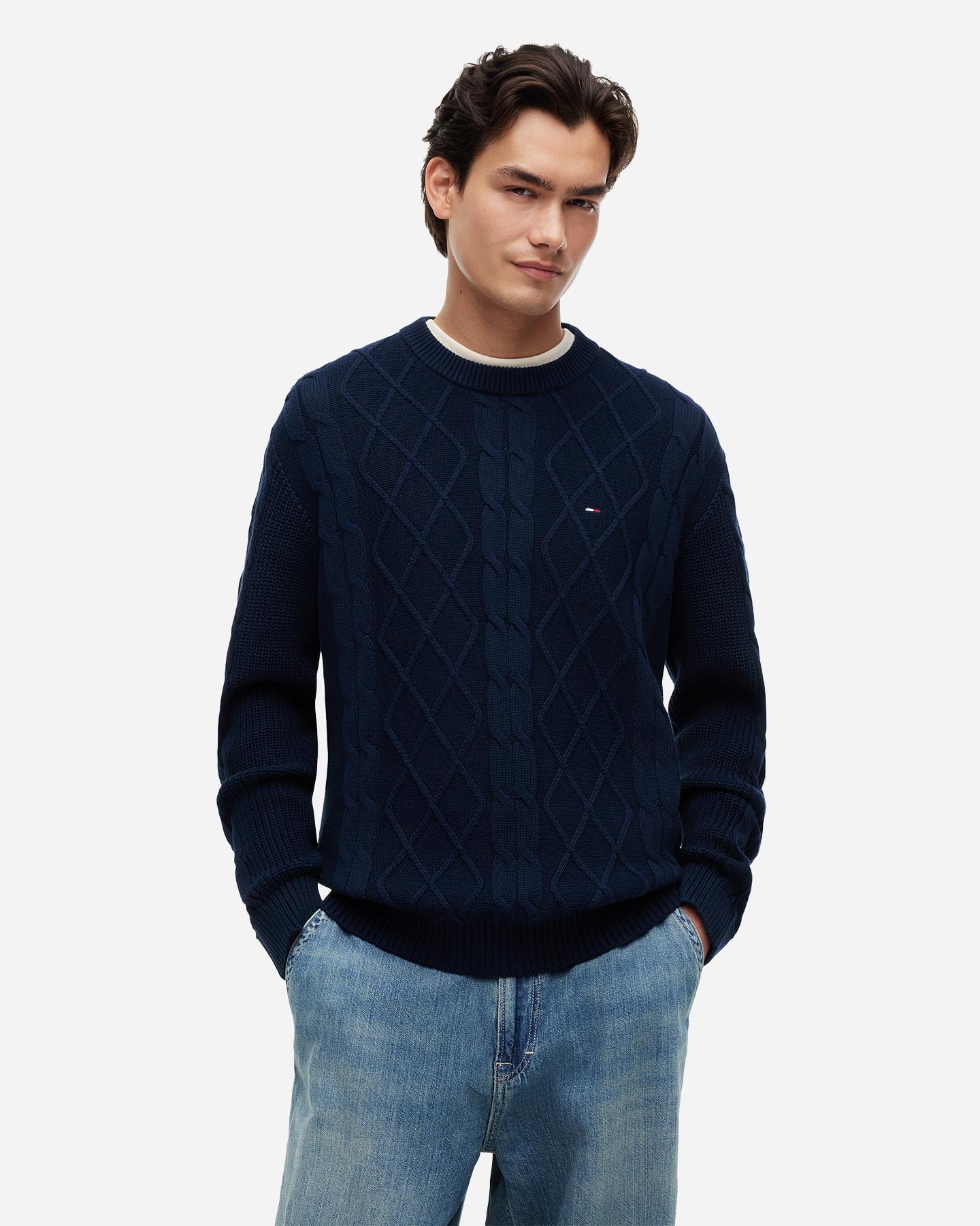 Maglione TOMMY HILFIGER CABLE M - Blu - 1 | Cisalfa Sport