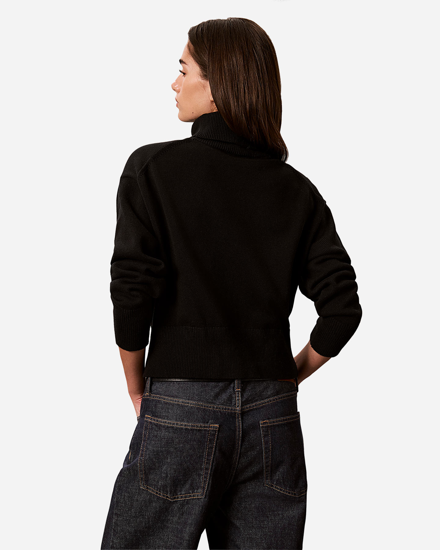 Maglione CALVIN KLEIN JEANS CLASSIC W - Nero - 2 | Cisalfa Sport