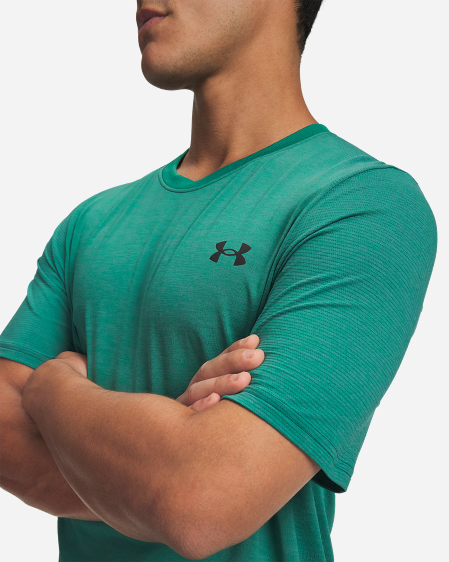 T-shirt training UNDER ARMOUR VANISH ELITE M - Verde - 2 | Cisalfa Sport