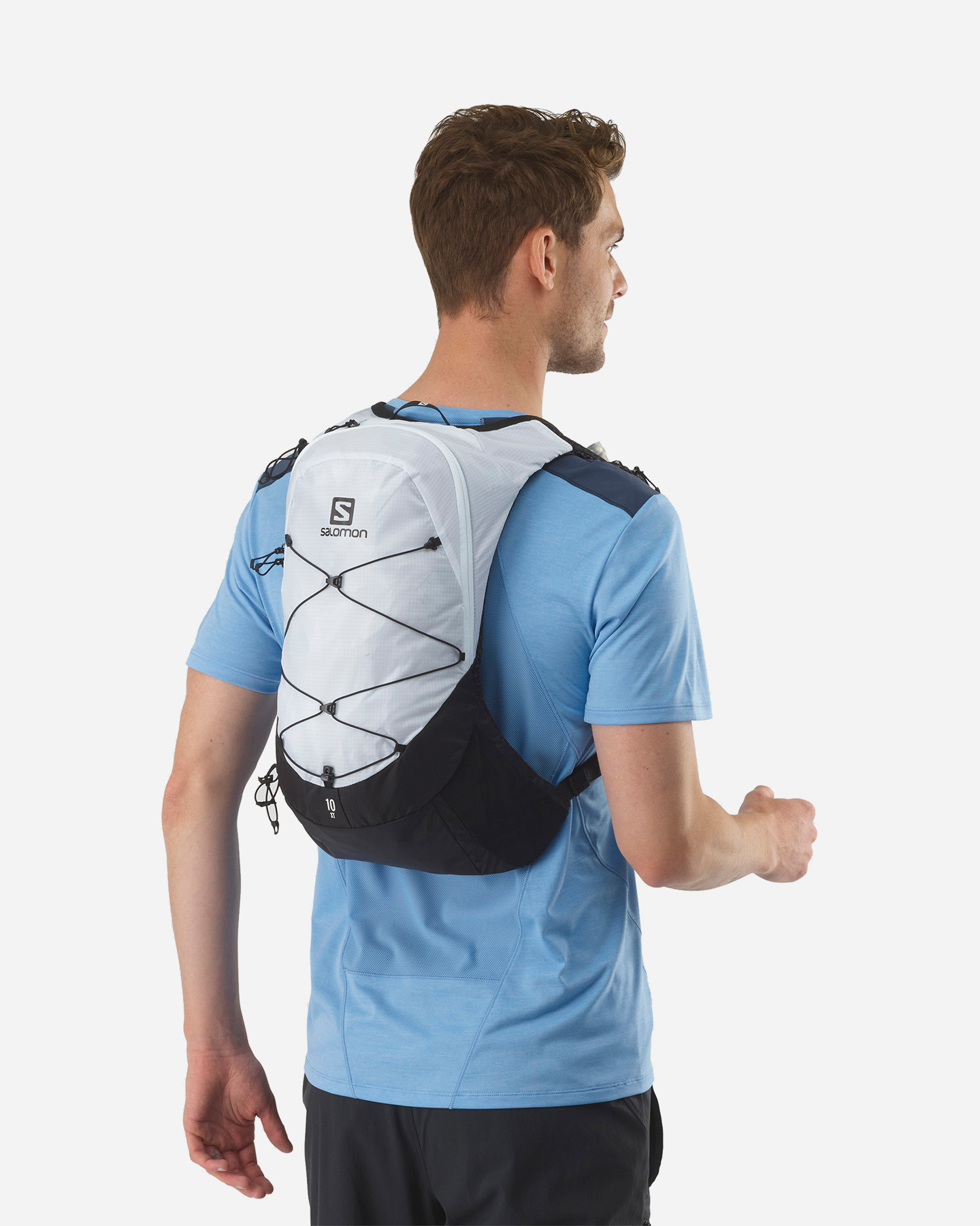 Zaino trail running SALOMON XT 10  - Bianco - 2 | Cisalfa Sport