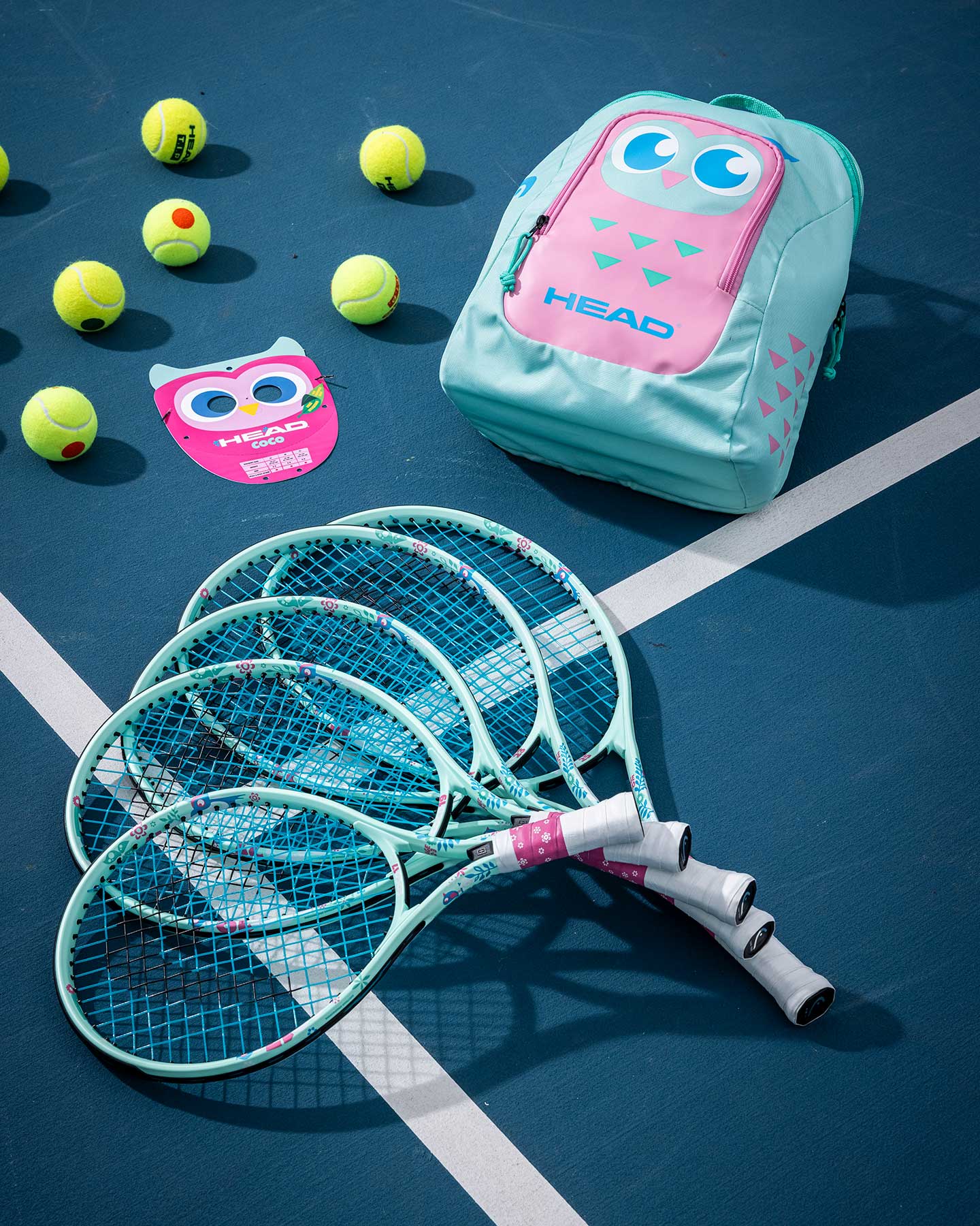 Racchetta tennis HEAD COCO 25 JR - Color mix - 5 | Cisalfa Sport