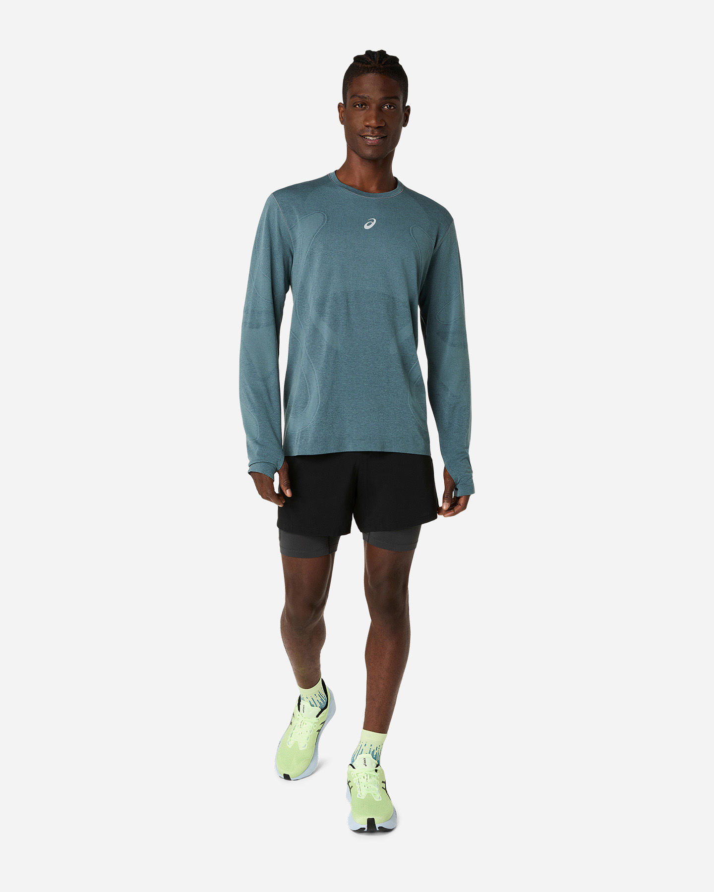 Maglia running ASICS ROAD M - Grigio - 2 | Cisalfa Sport