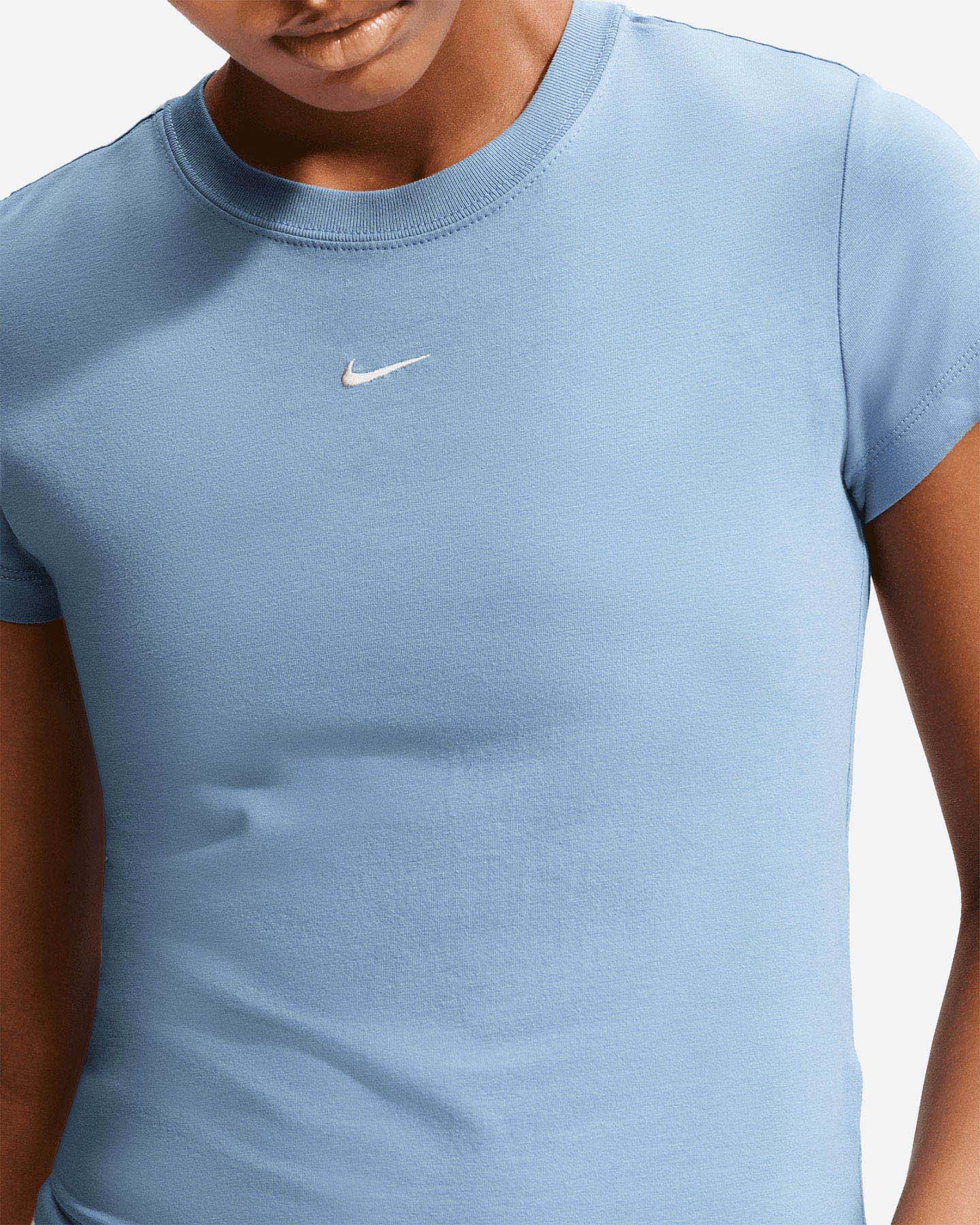T-shirt NIKE SMALL LOGO W - Azzurro - 5 | Cisalfa Sport